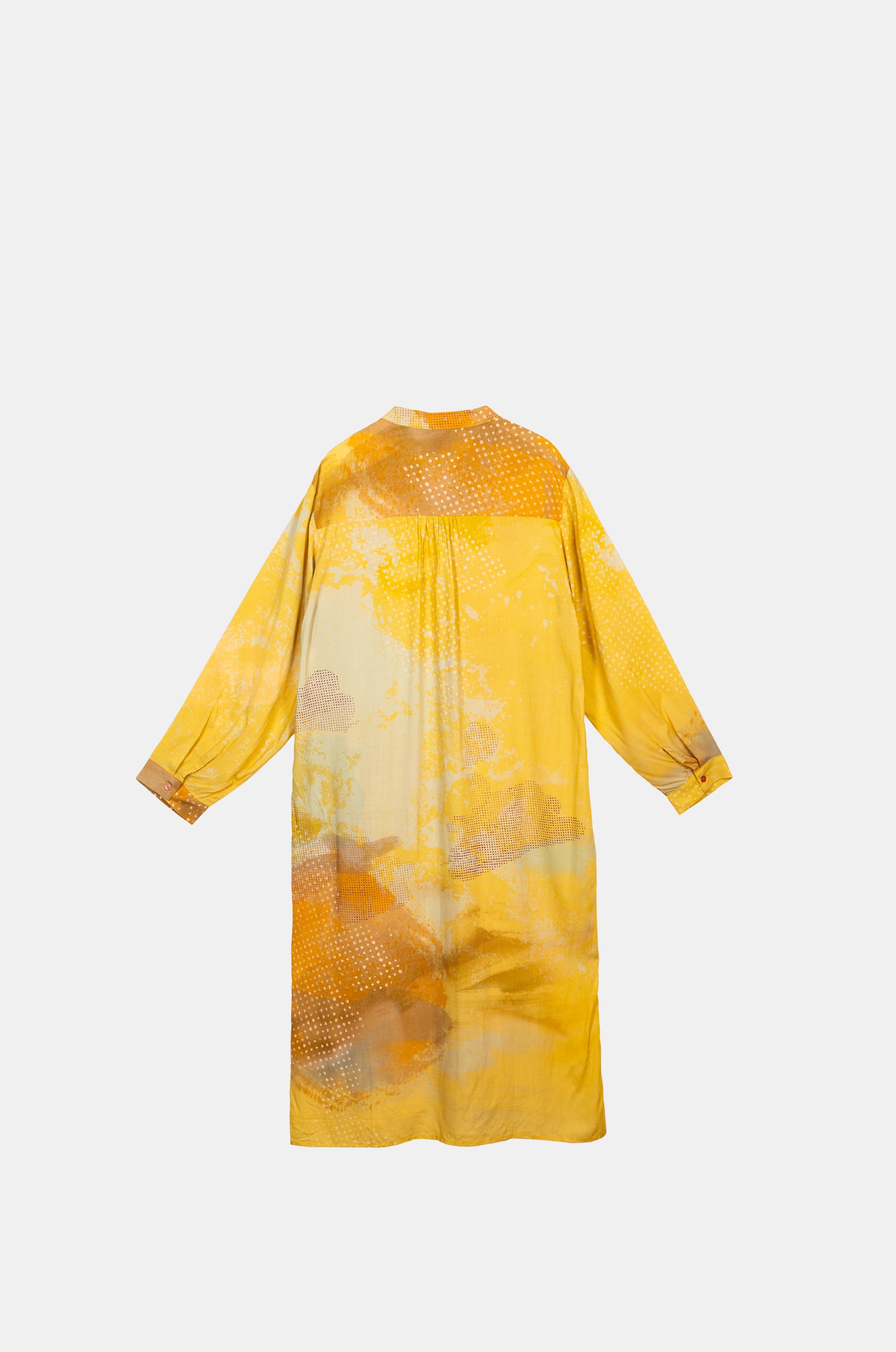 Robe chemise jaune