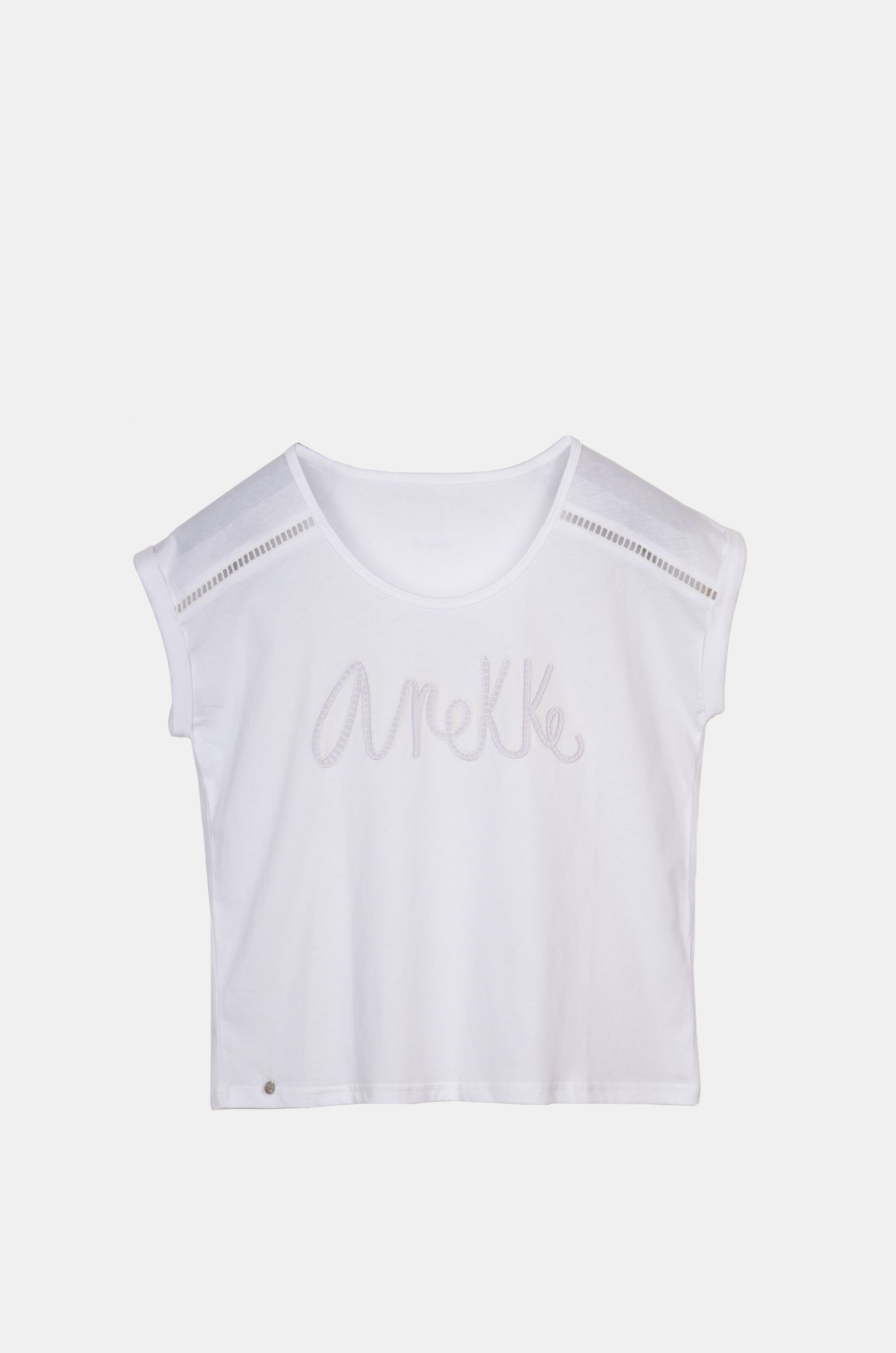 T-shirt blanc Anekke