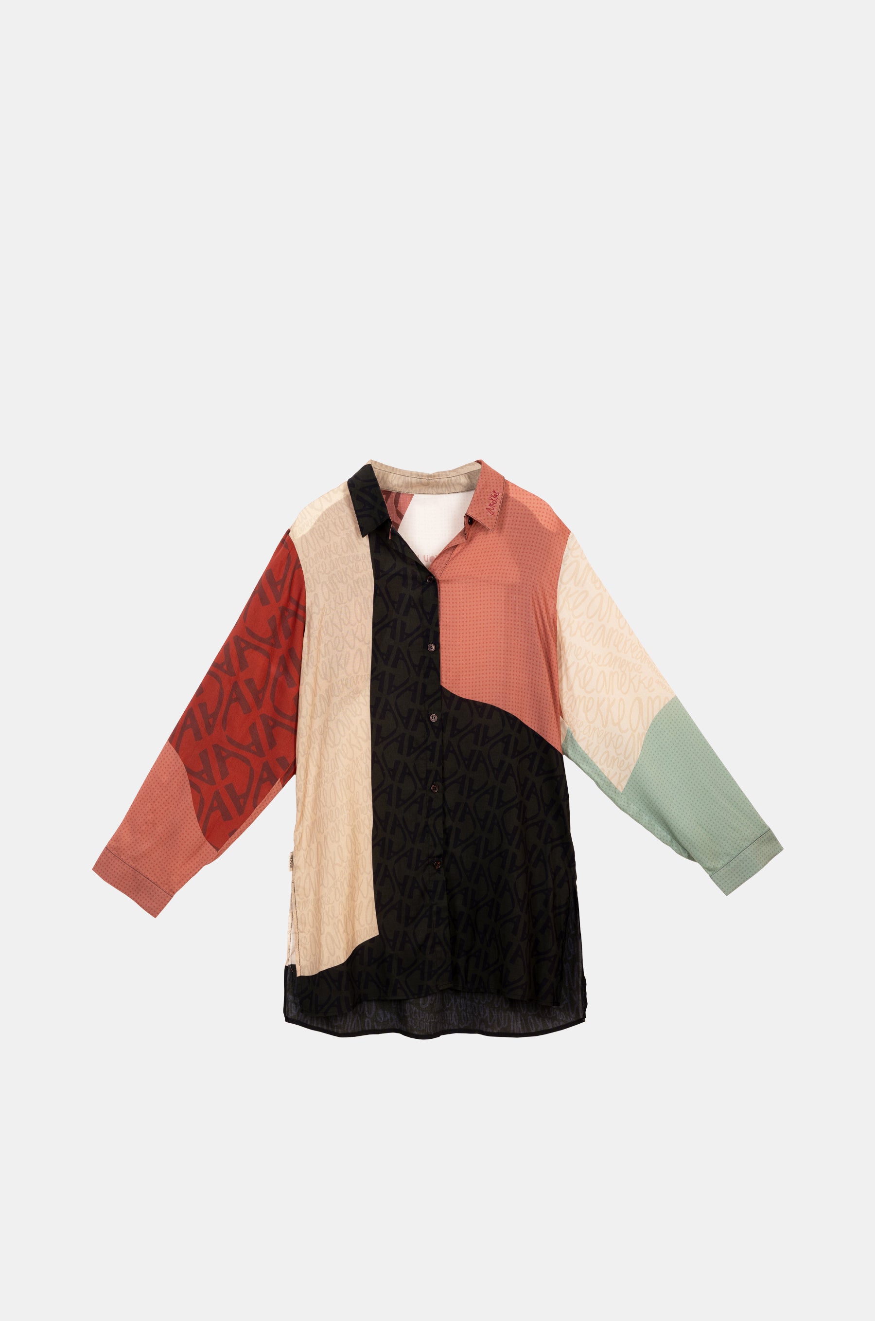 Chemise imprimée multicolore