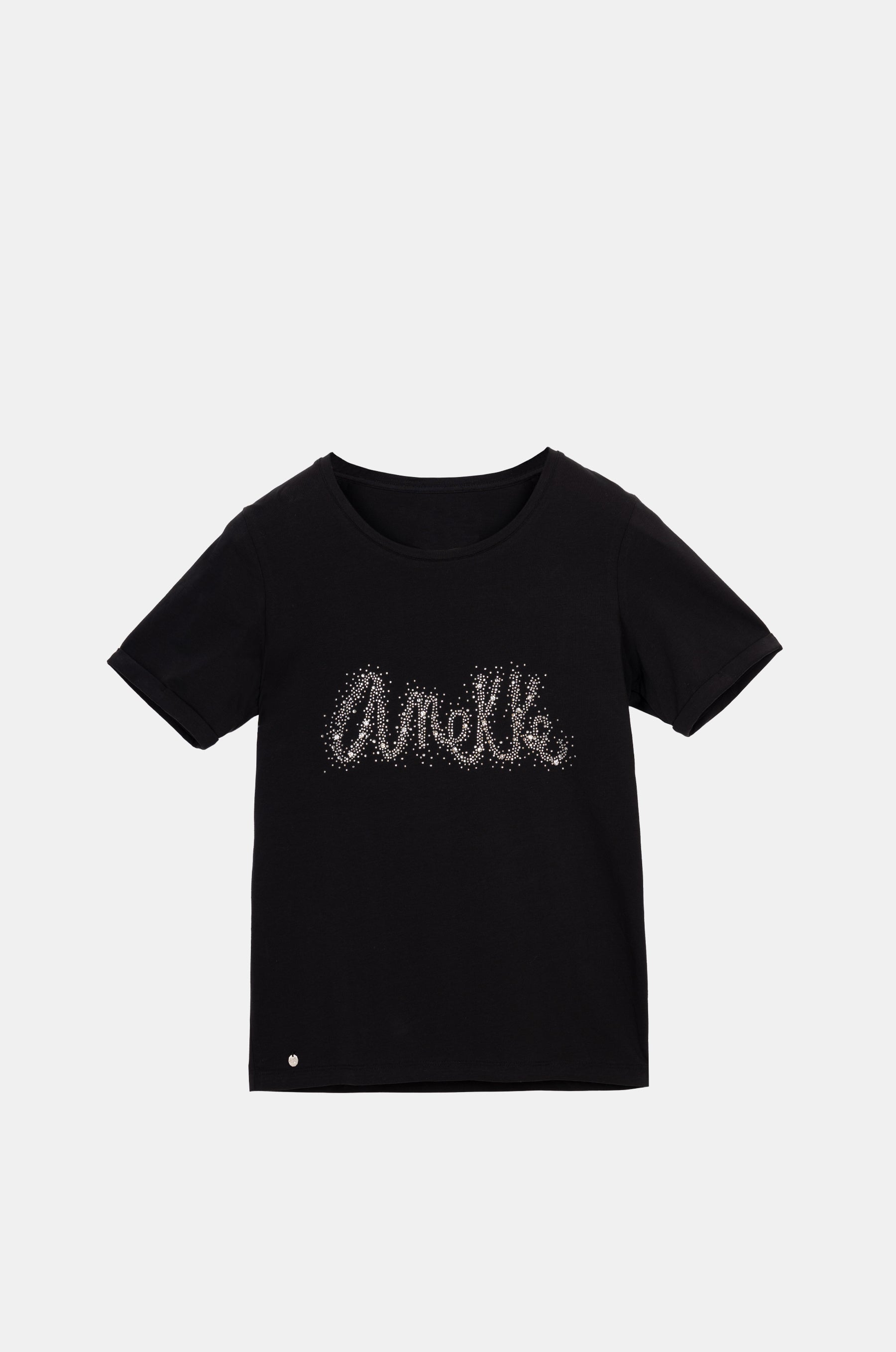 T-shirt noir Anekke