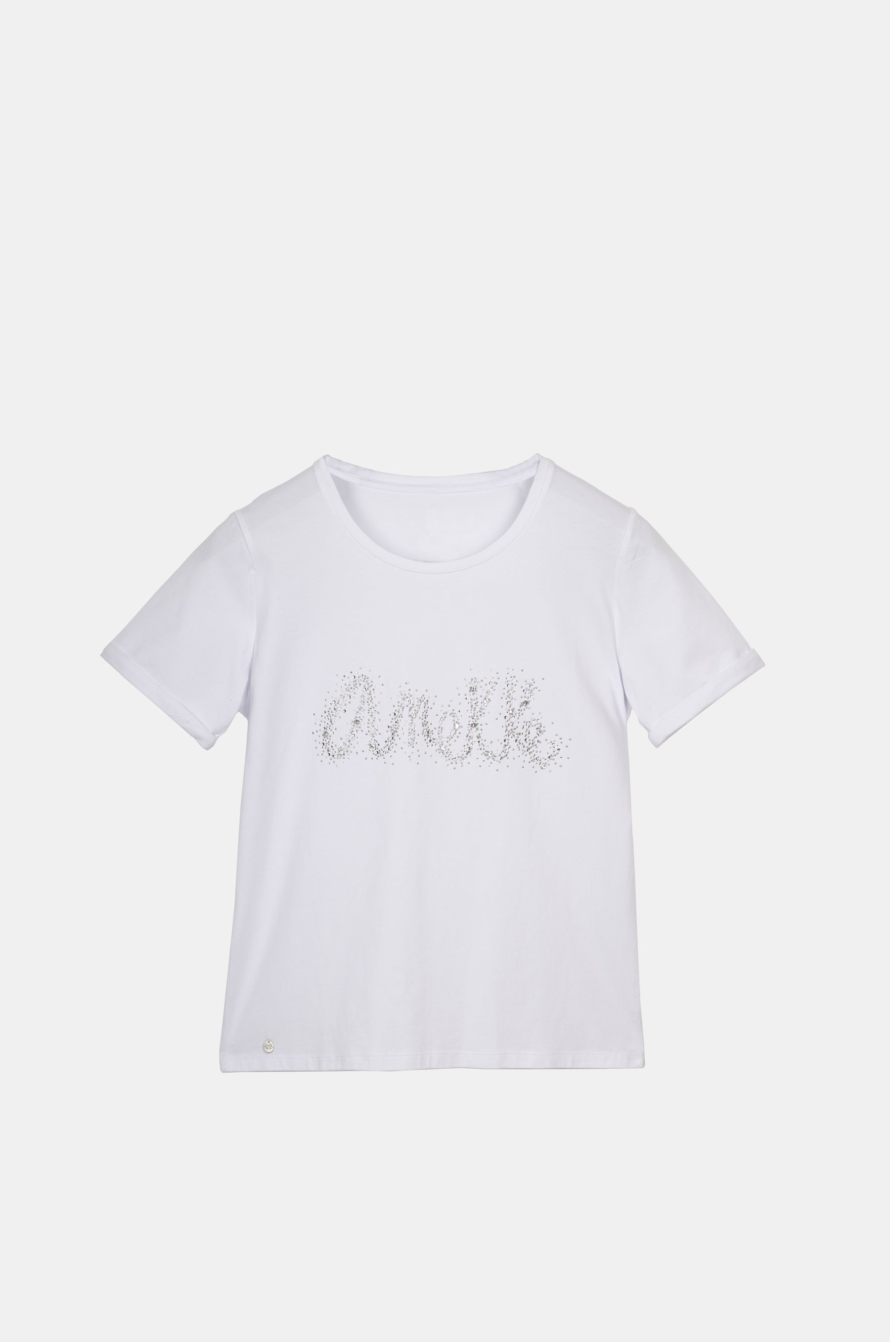 T-shirt blanc pailleté