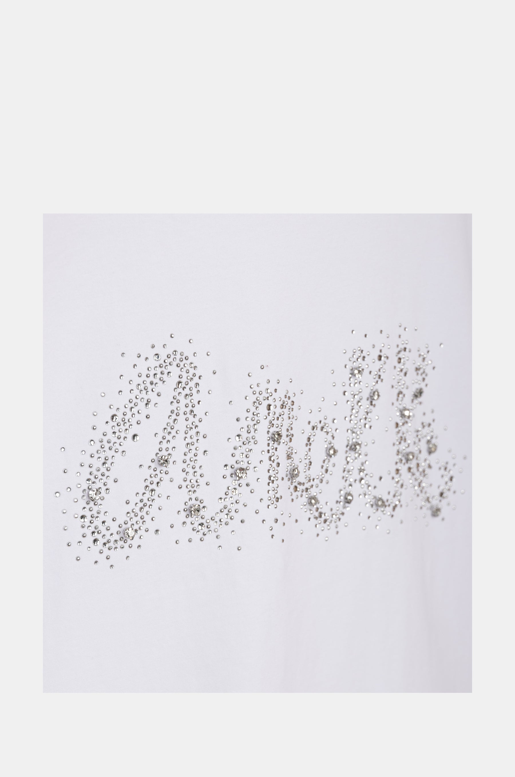 T-shirt blanc pailleté