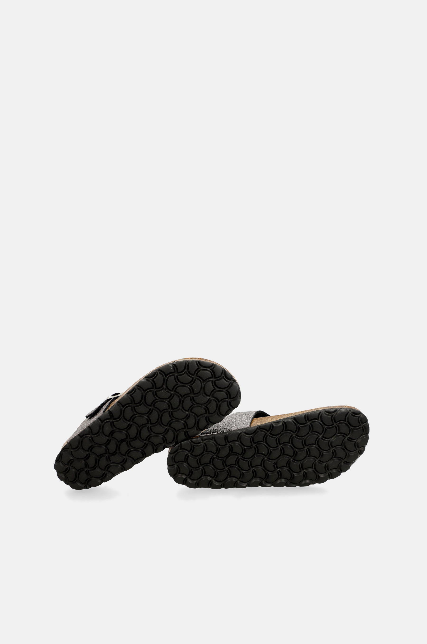 Sandales bio femme, argent