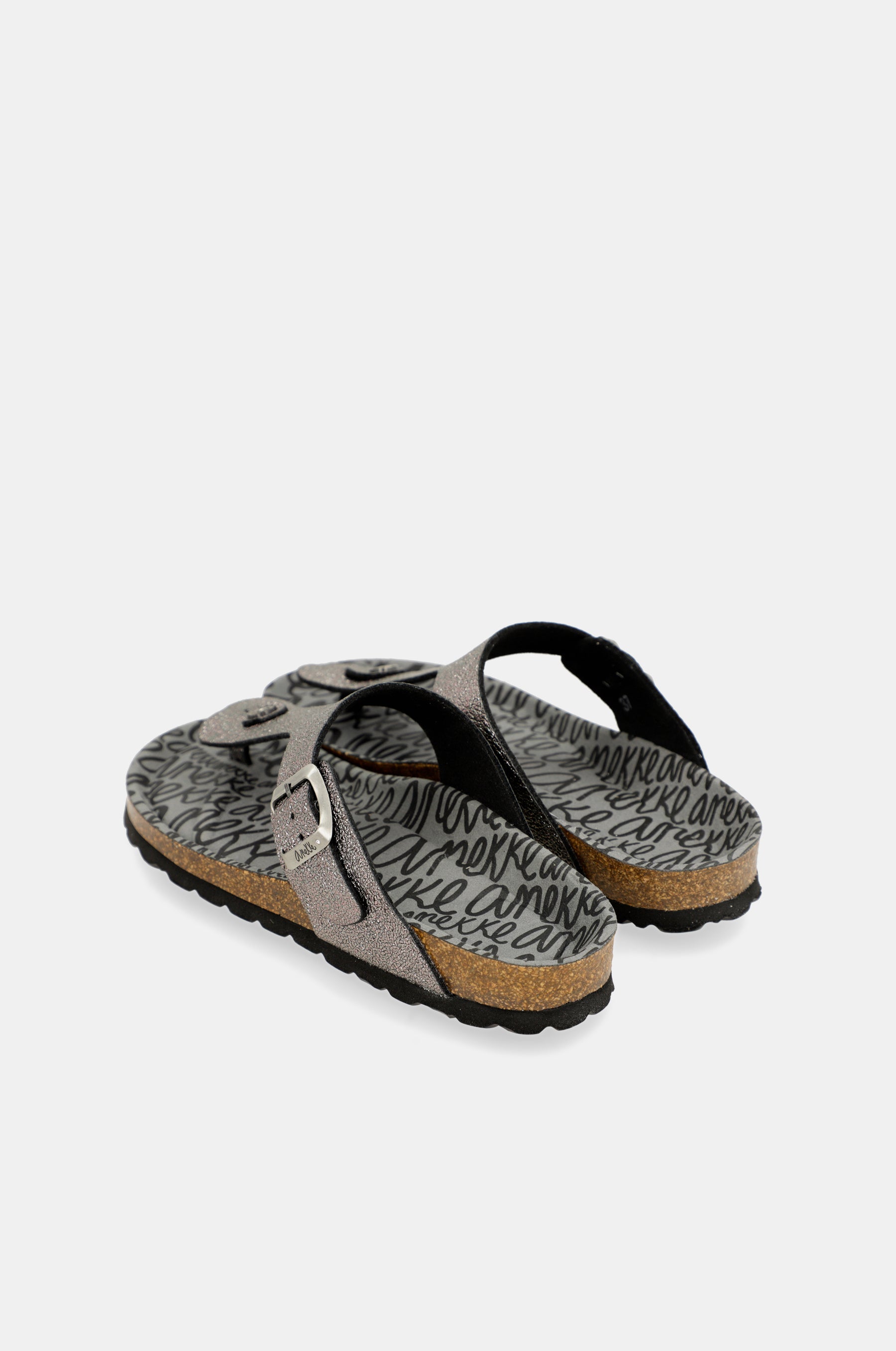 Sandales bio femme, argent