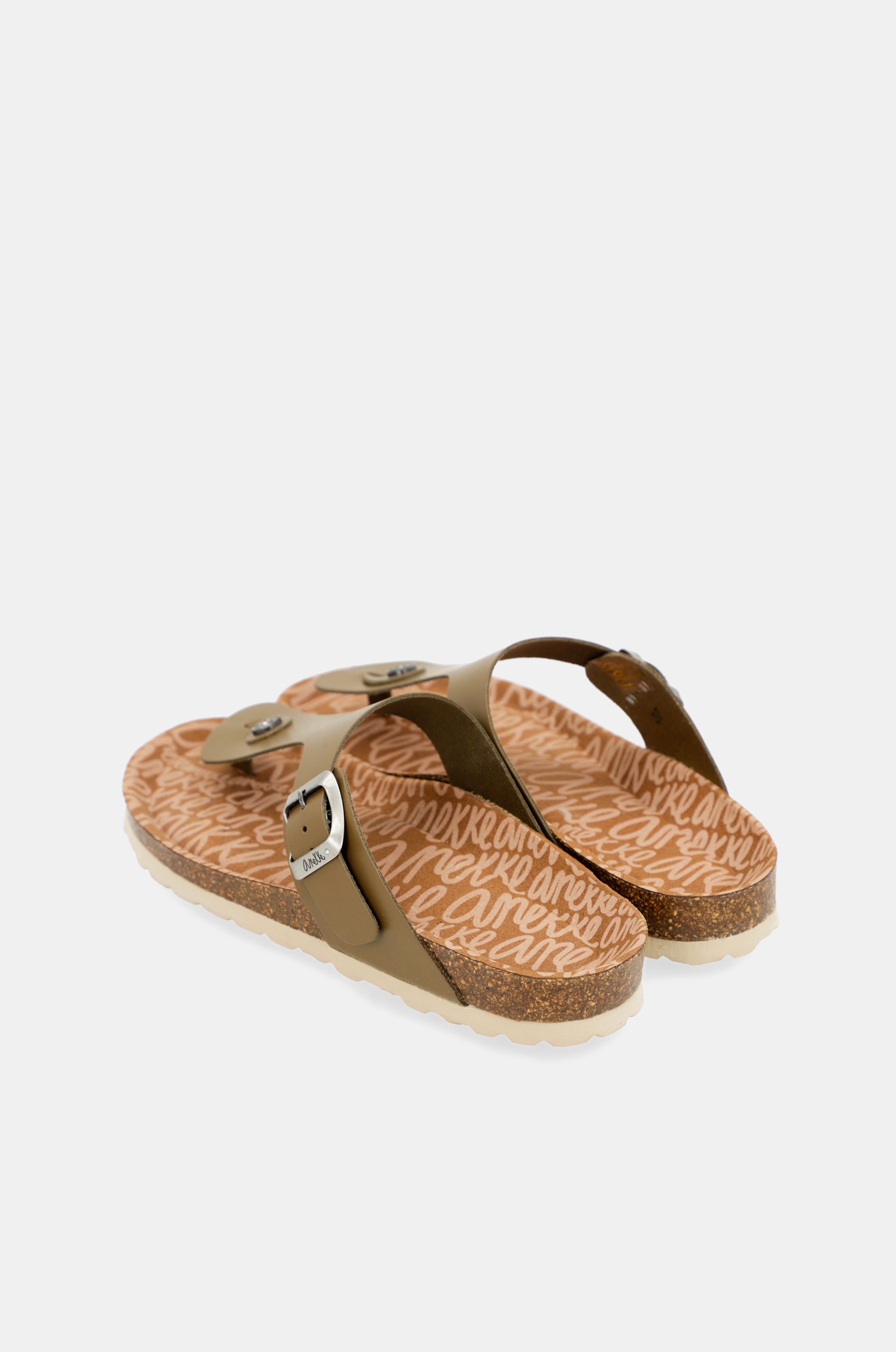 Sandales bio femme, vert