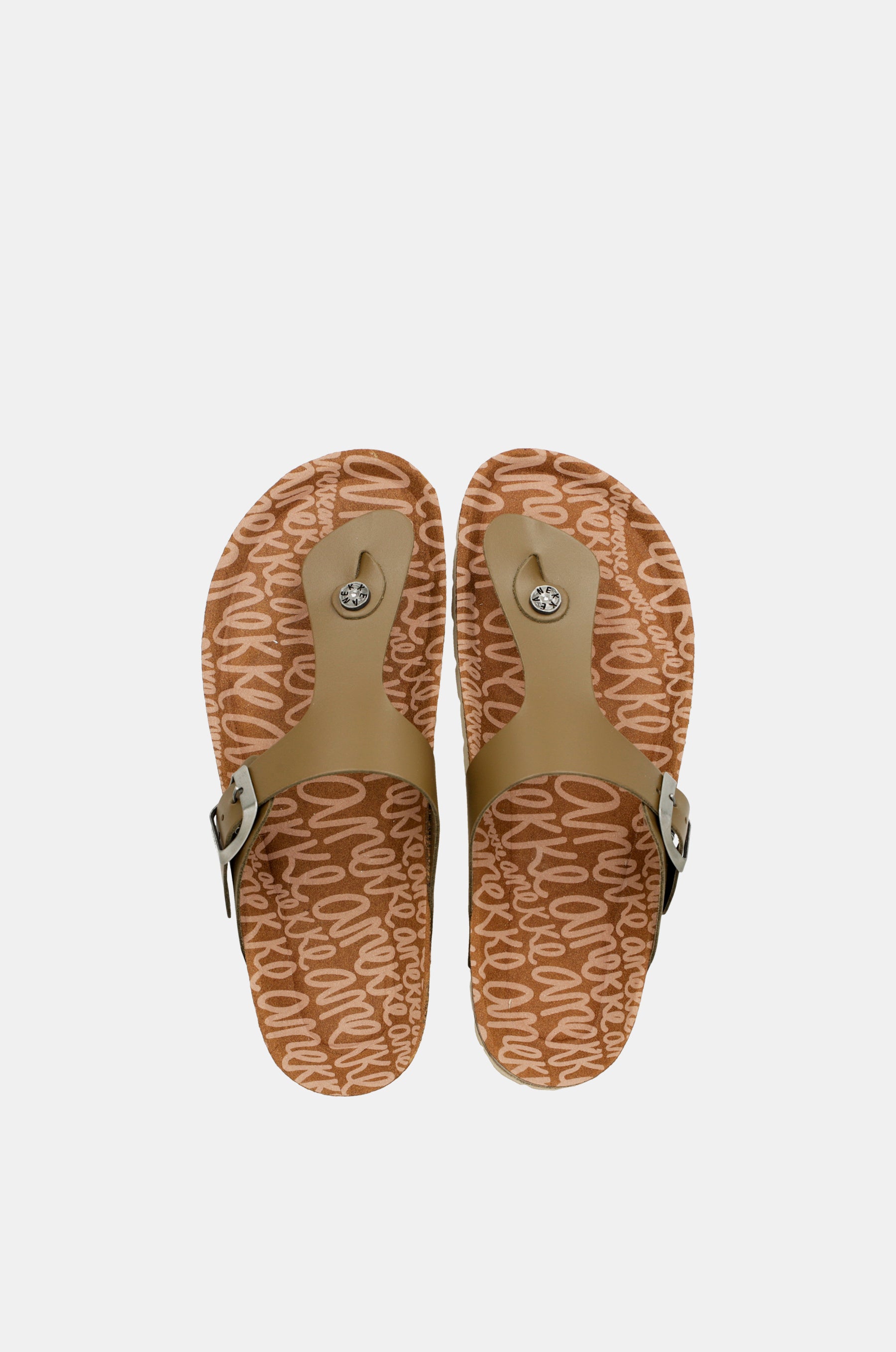 Sandales bio femme, vert