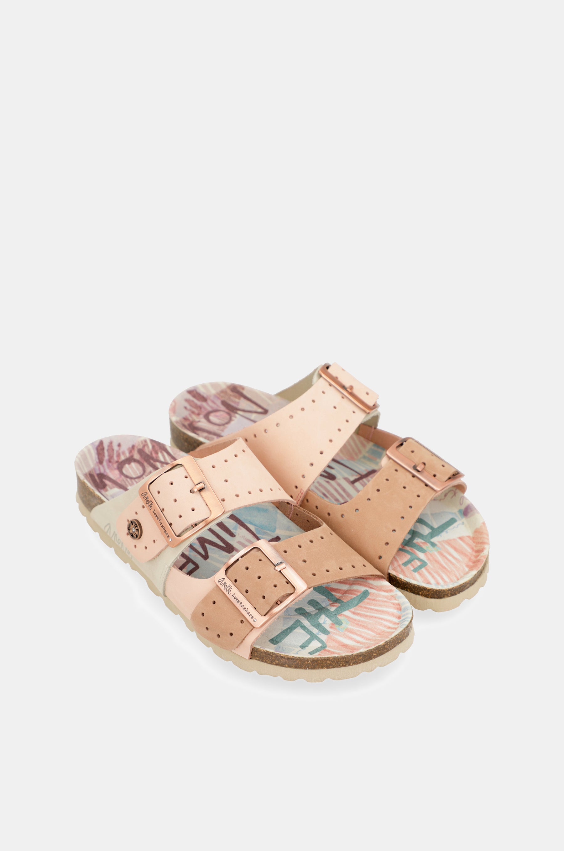 Sandales bio femme, nude