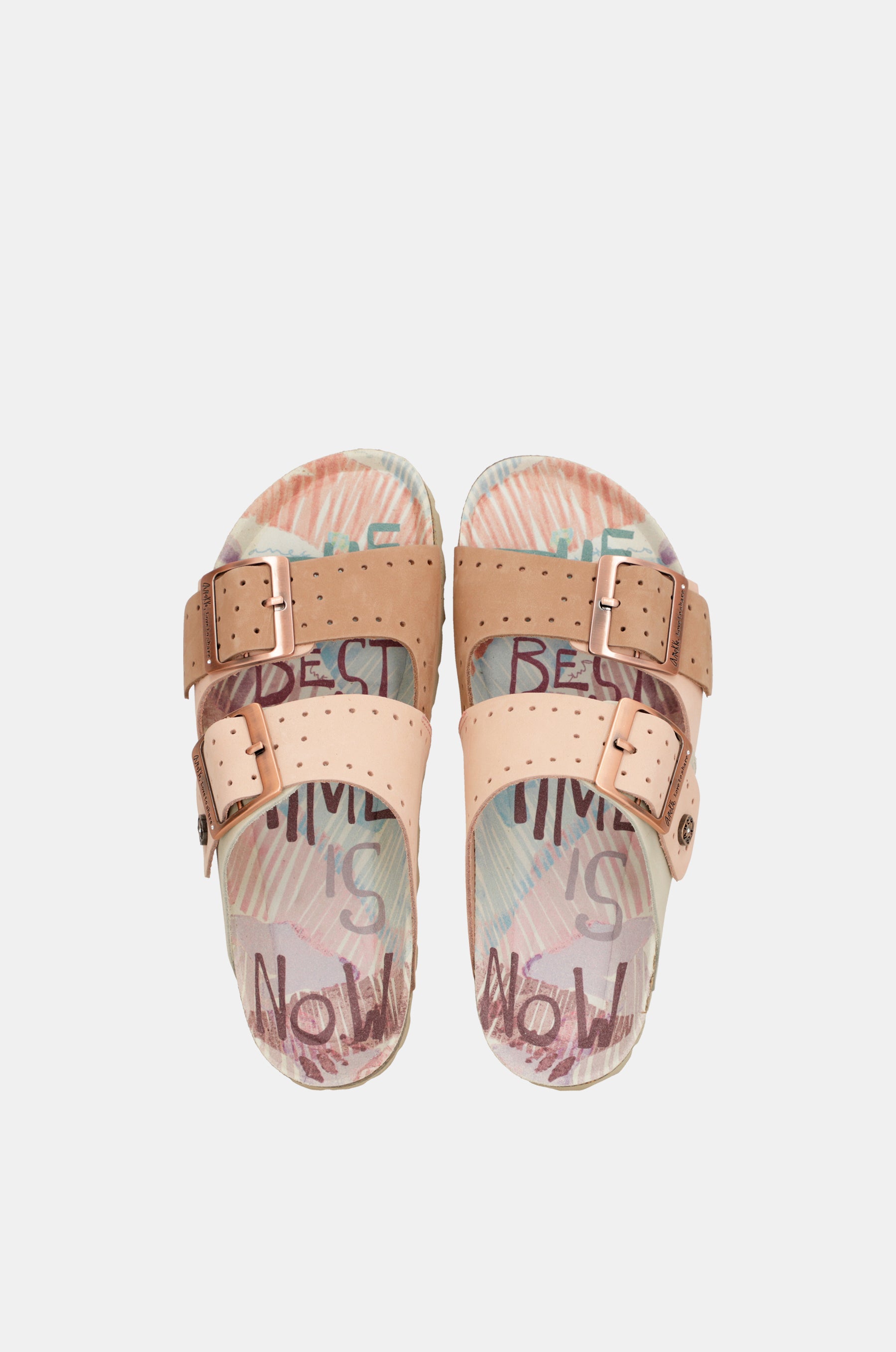 Sandales bio femme, nude