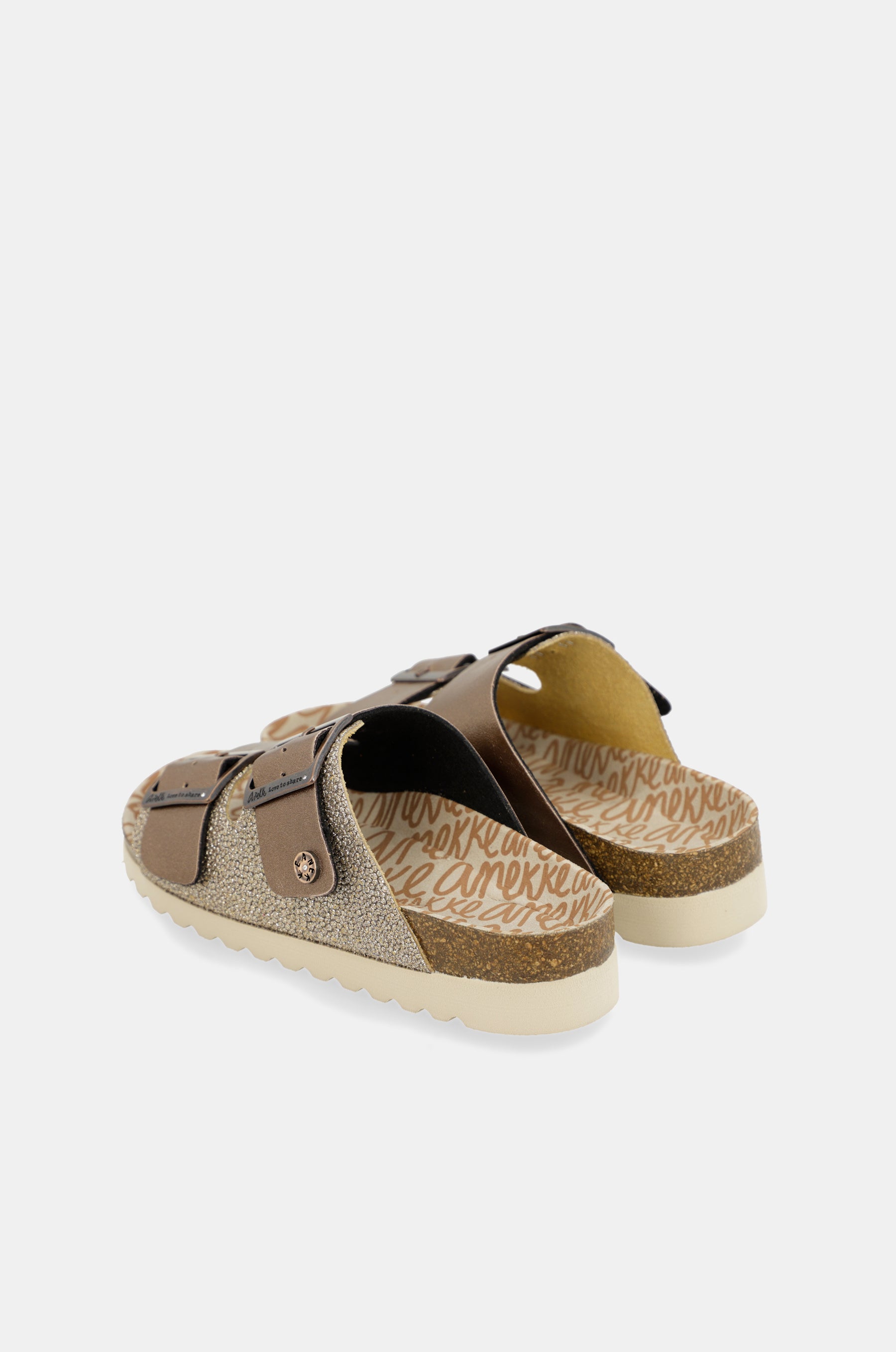 Sandales bio femme, bronze