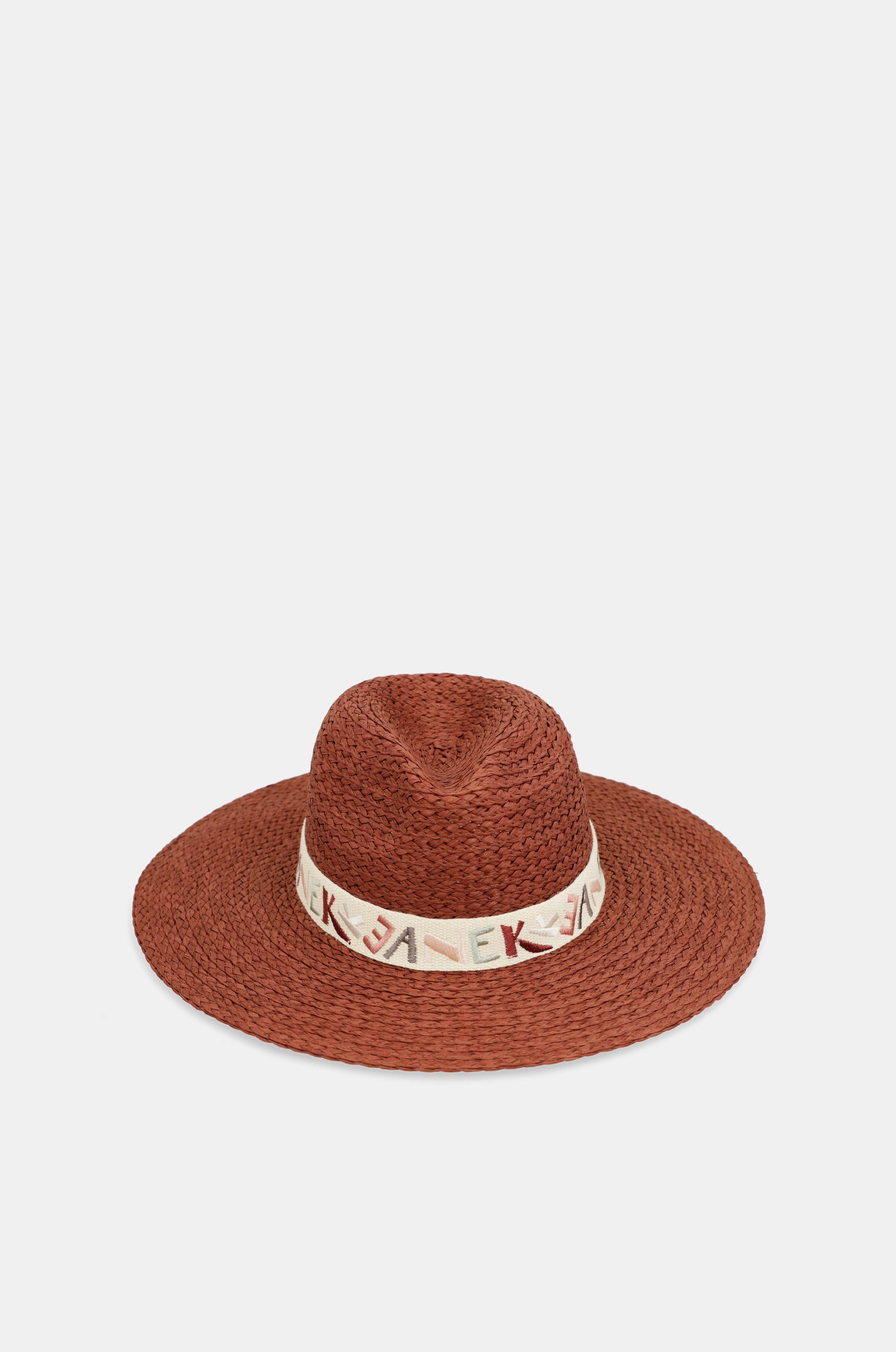 Chapeau raphia tuile