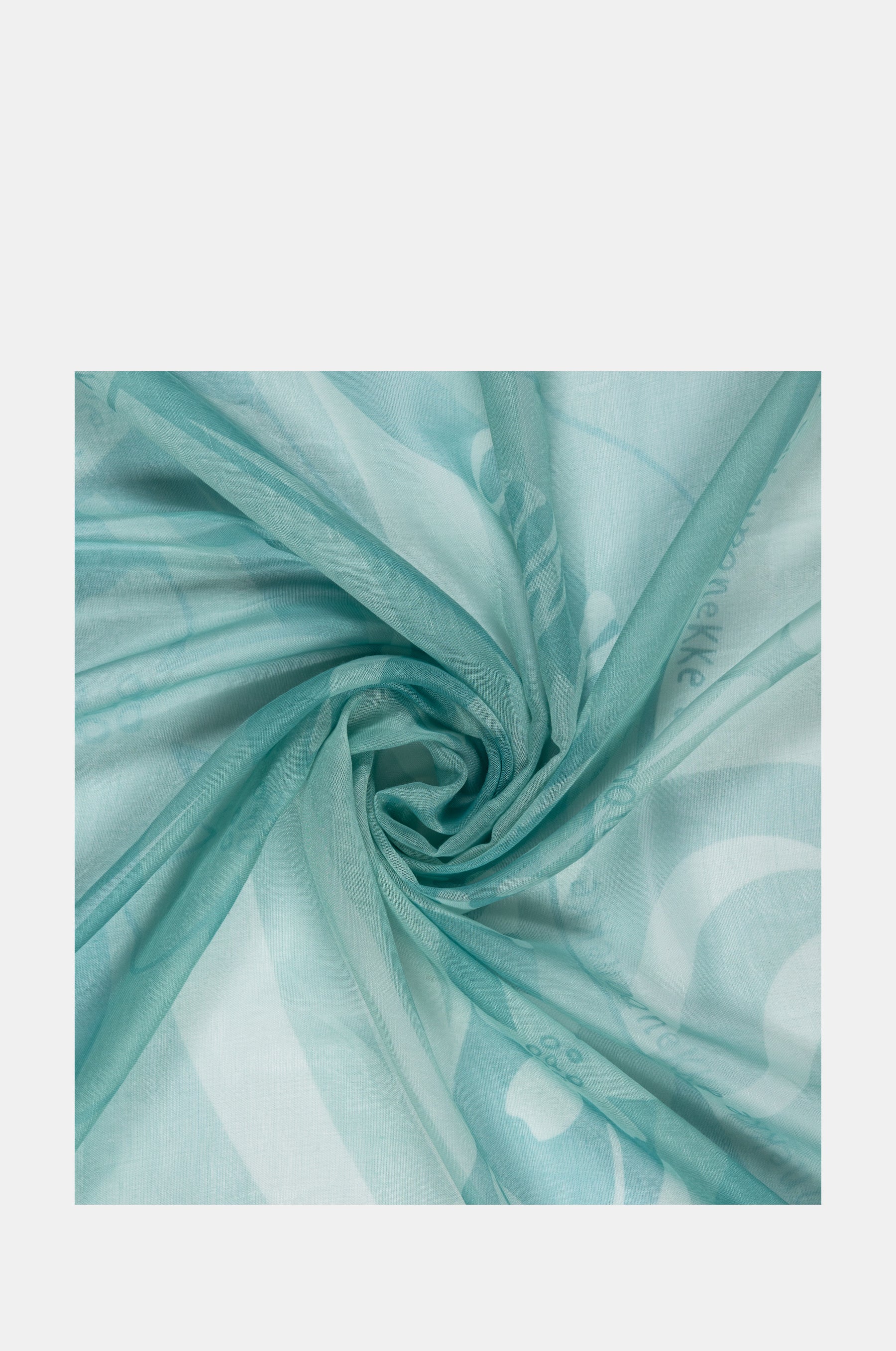 Foulard vert Peace & Love