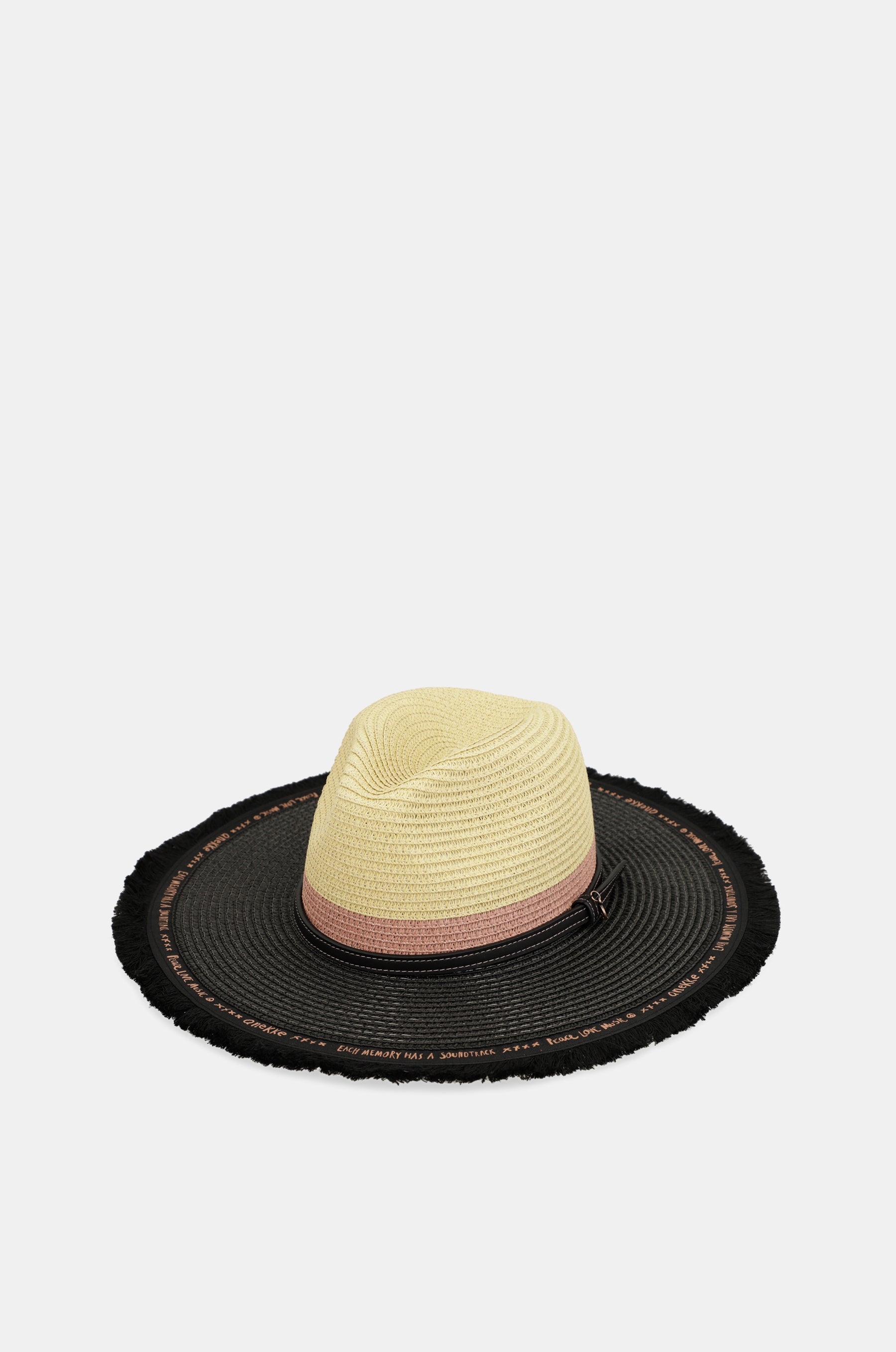 Chapeau raphia assorti