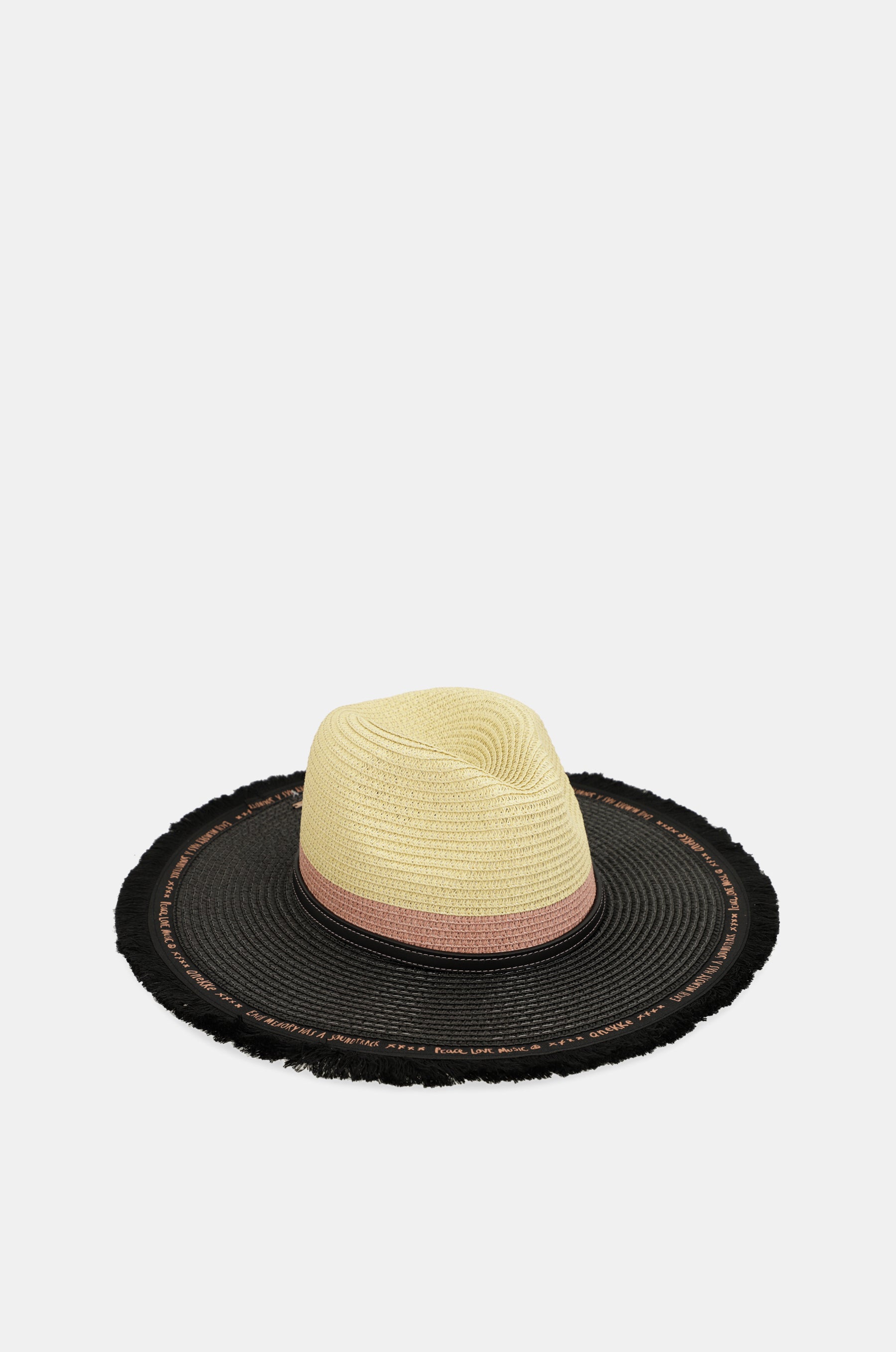 Chapeau raphia assorti