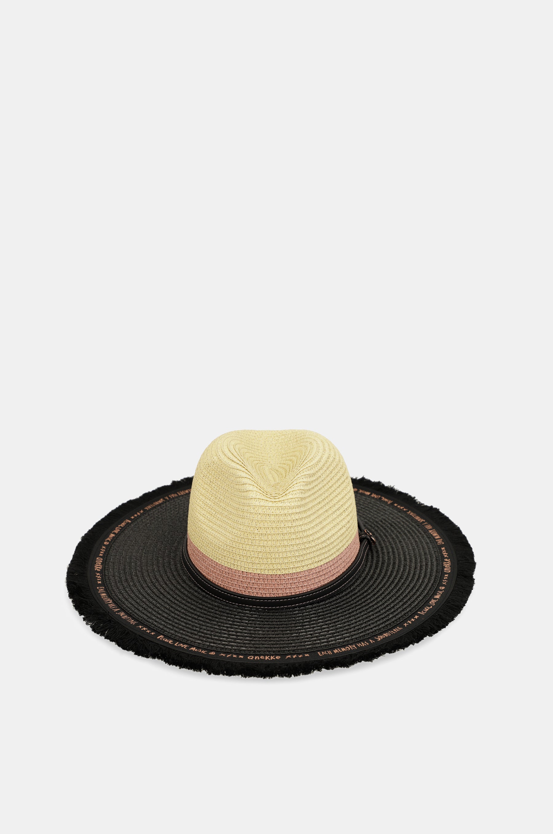Chapeau raphia assorti