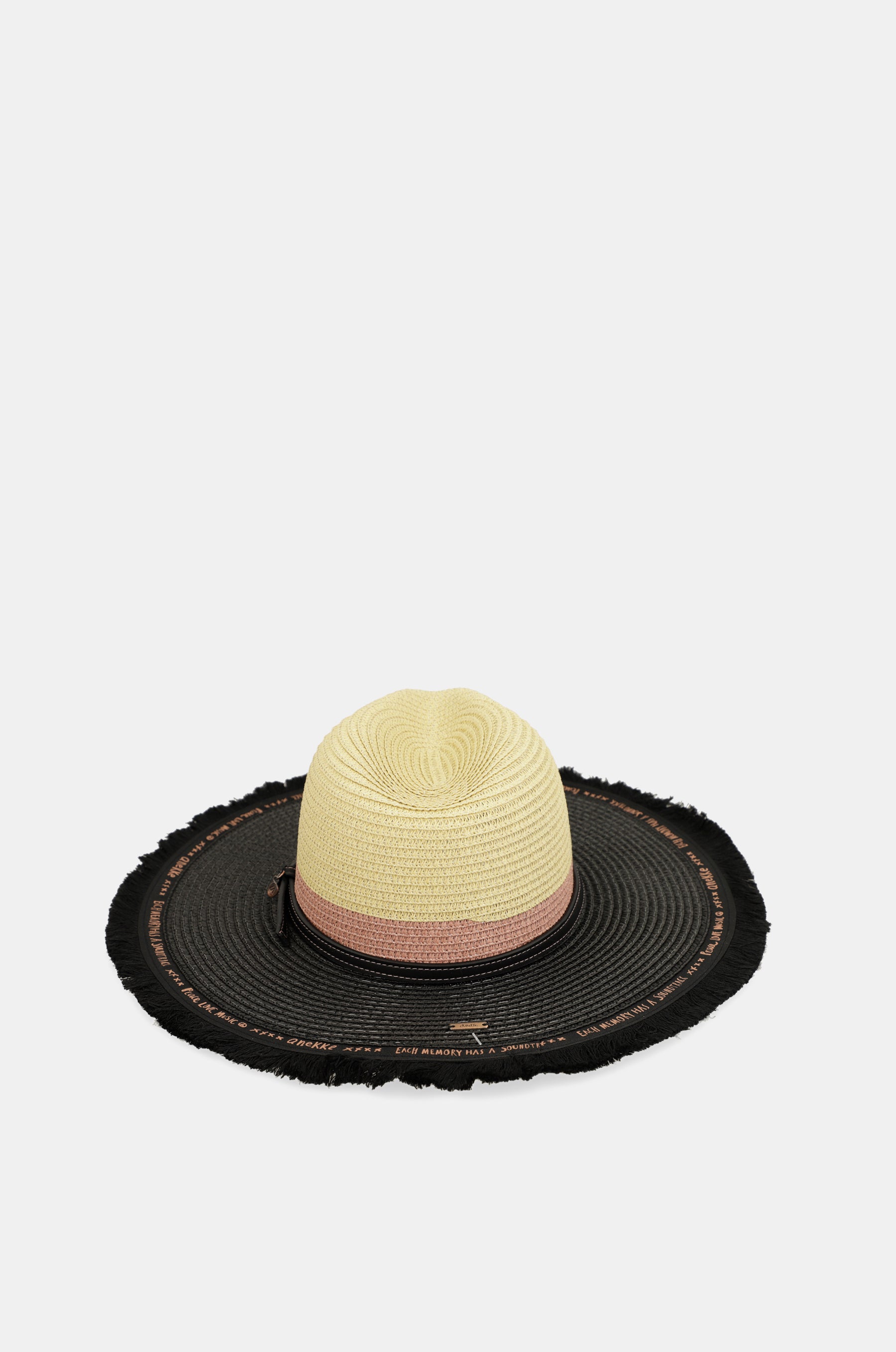 Chapeau raphia assorti