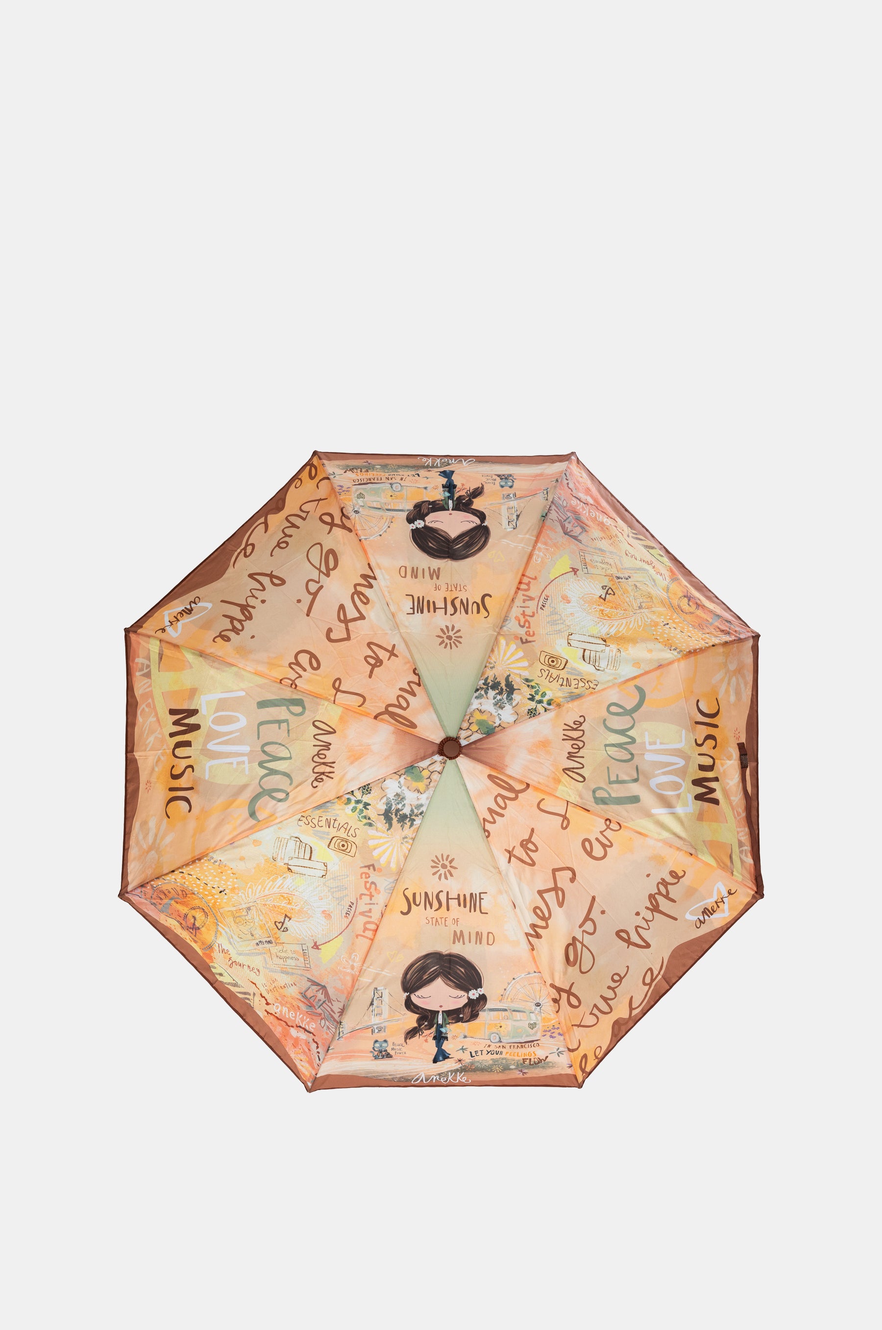 Parapluie automatique Peace & Love