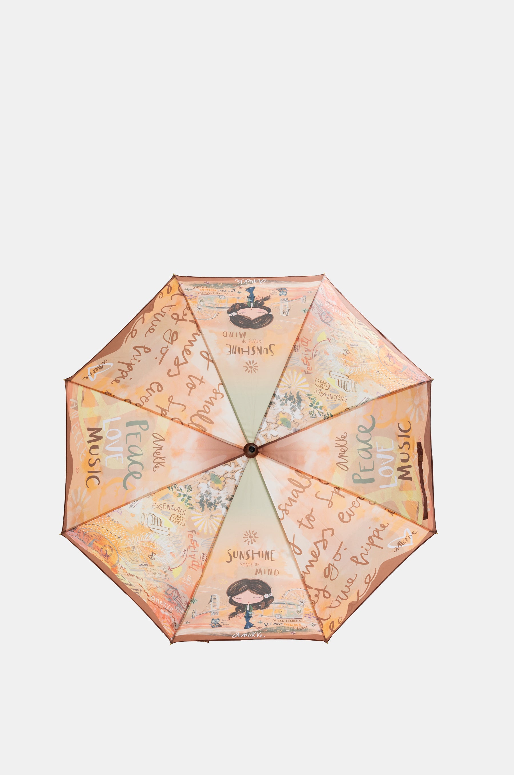 Parapluie long Peace & Love