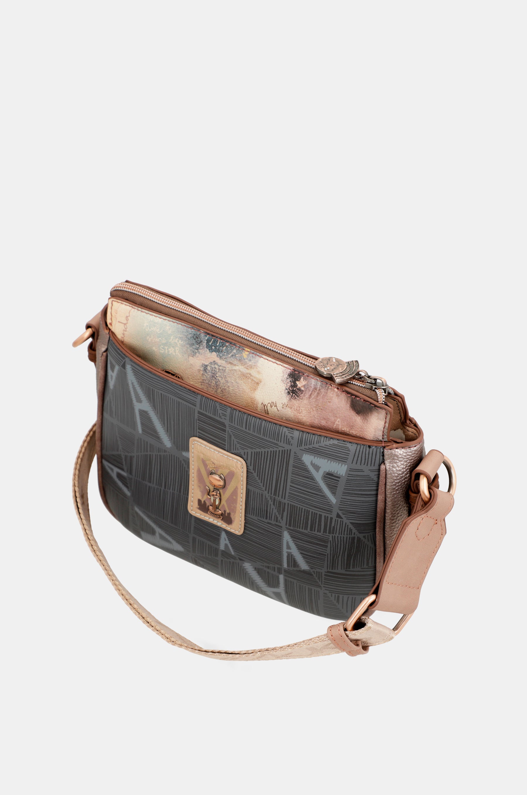 Sac bandoulière 3 compartiments Hollywood