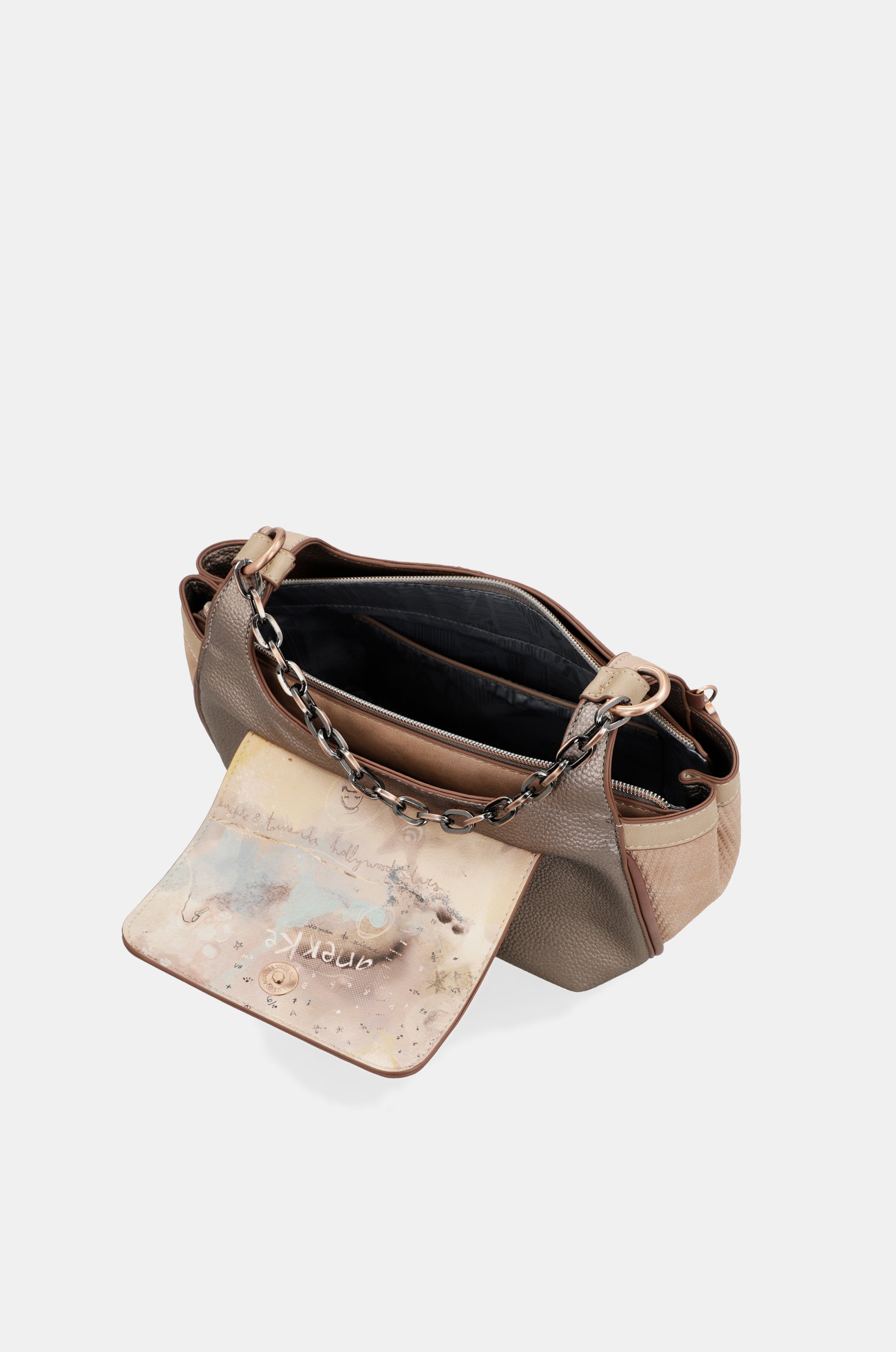 Sac bandoulière avec anse métallique Hollywood