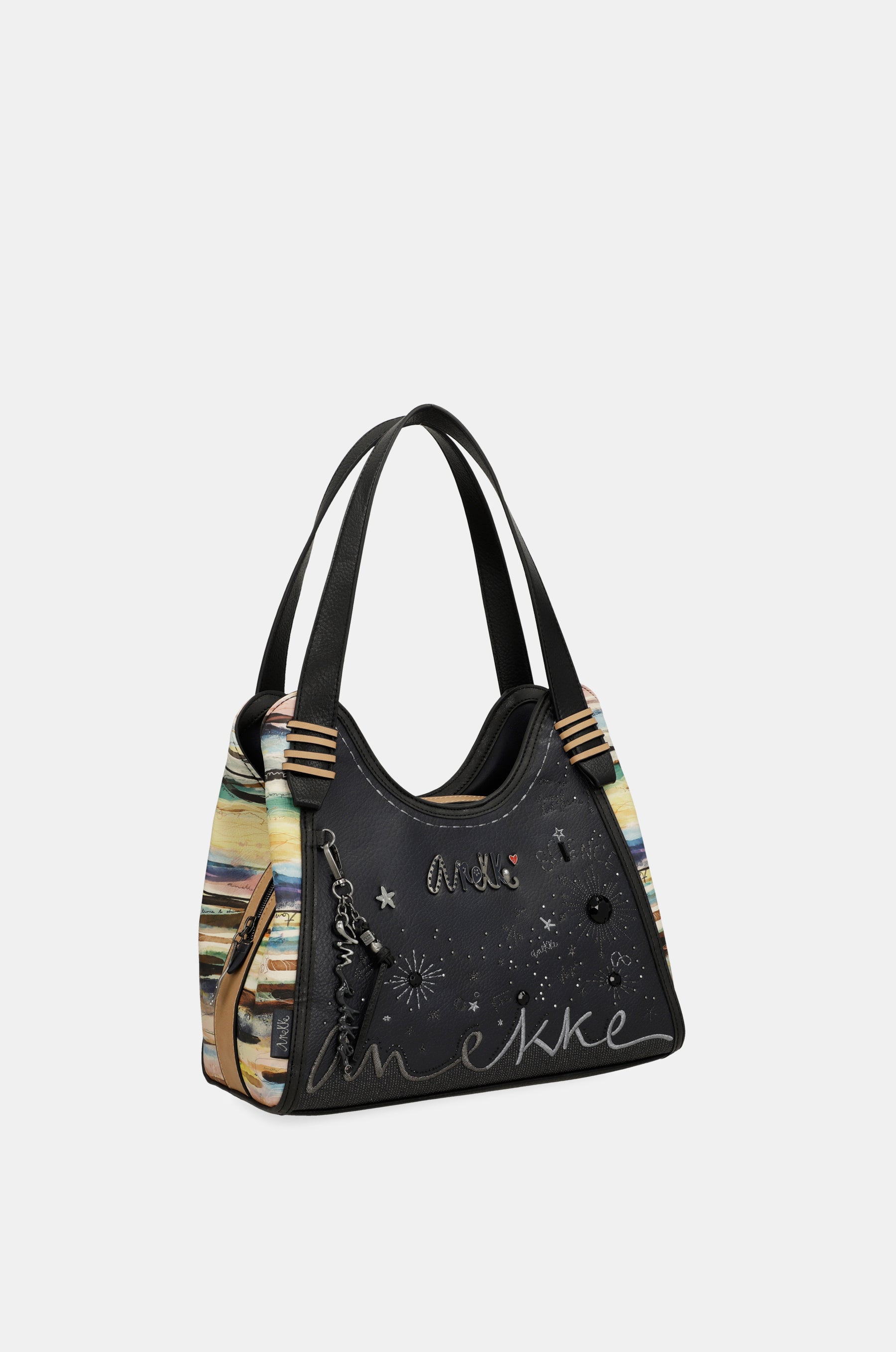 Sac porté épaule bleu marine Studio