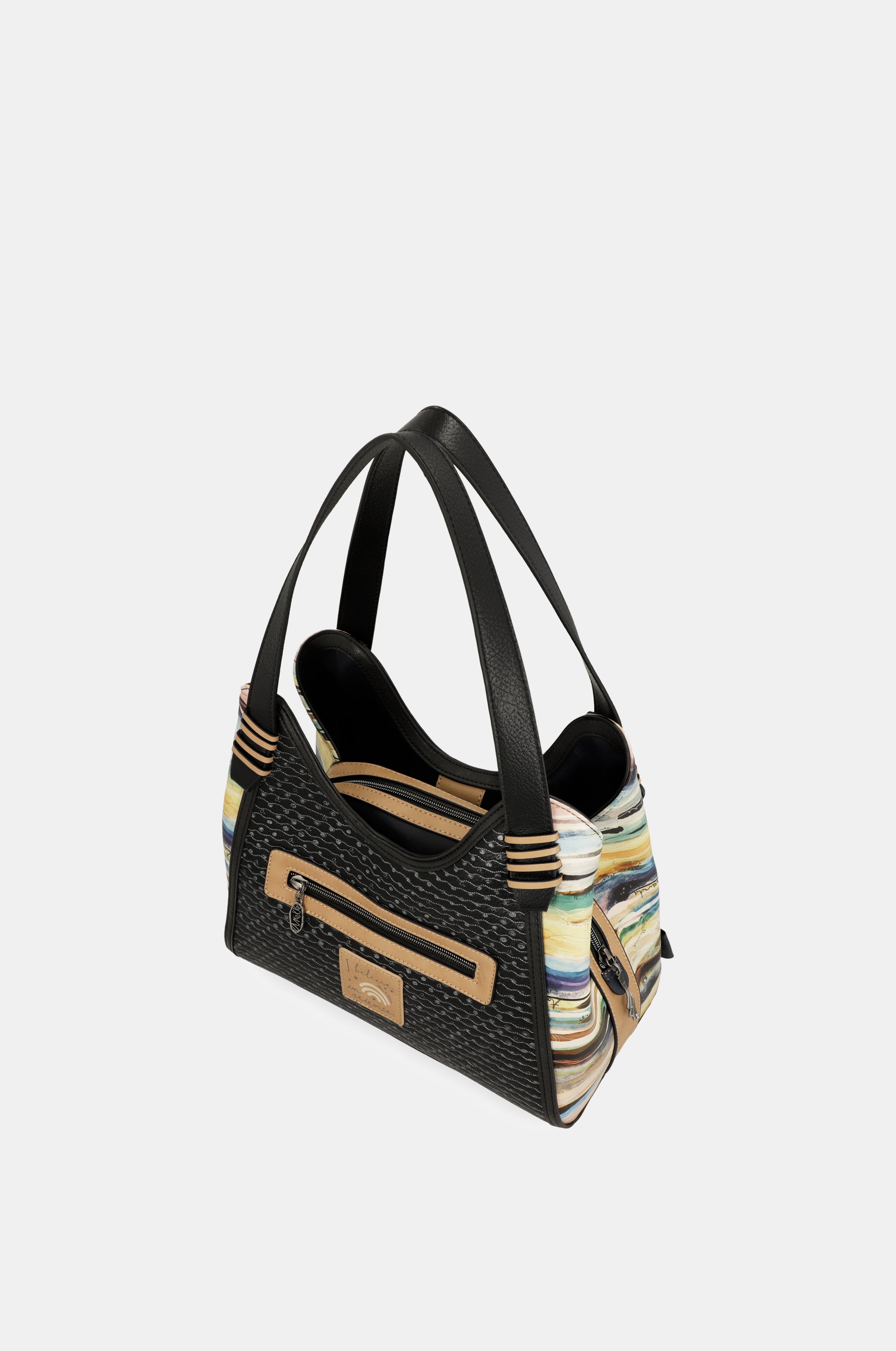 Sac porté épaule bleu marine Studio