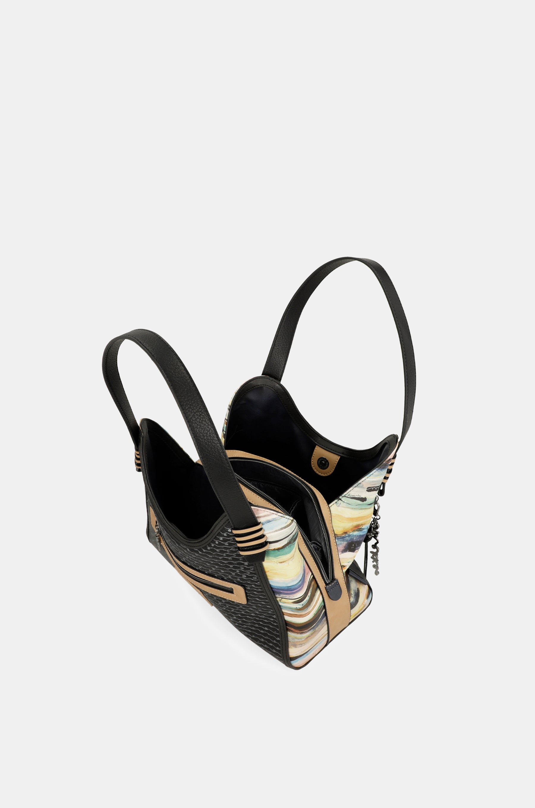 Sac porté épaule bleu marine Studio