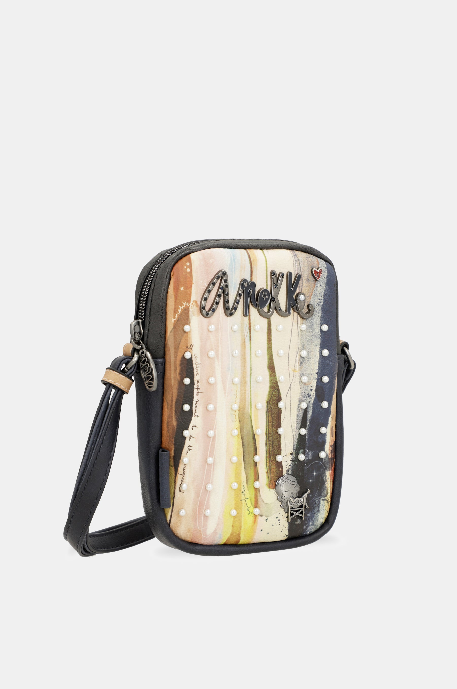 Mini sac bandoulière bleu marine Studio
