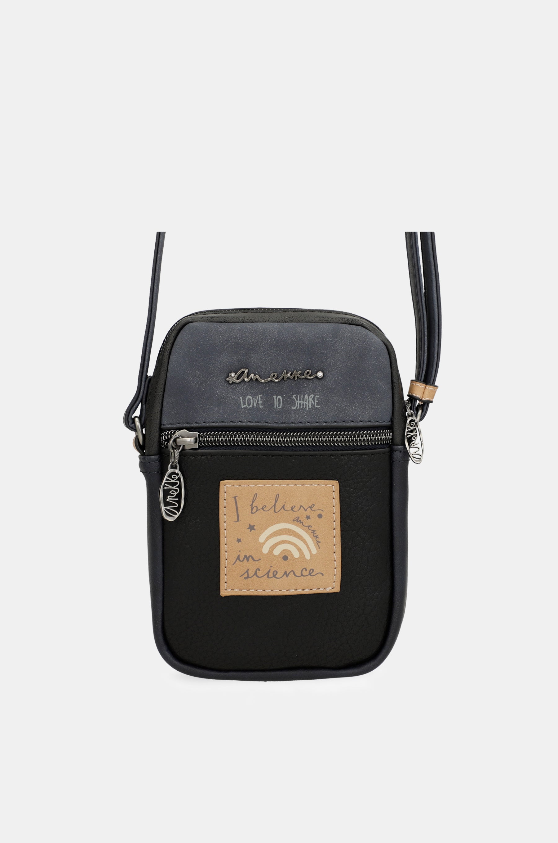 Mini sac bandoulière bleu marine Studio