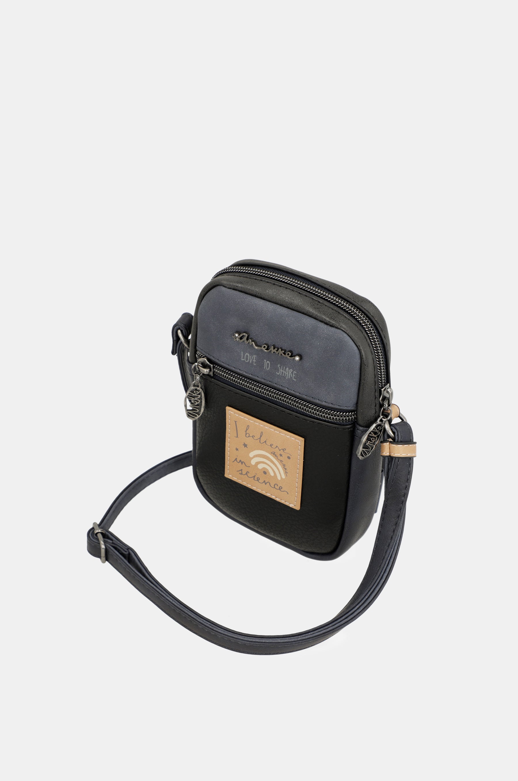 Mini sac bandoulière bleu marine Studio