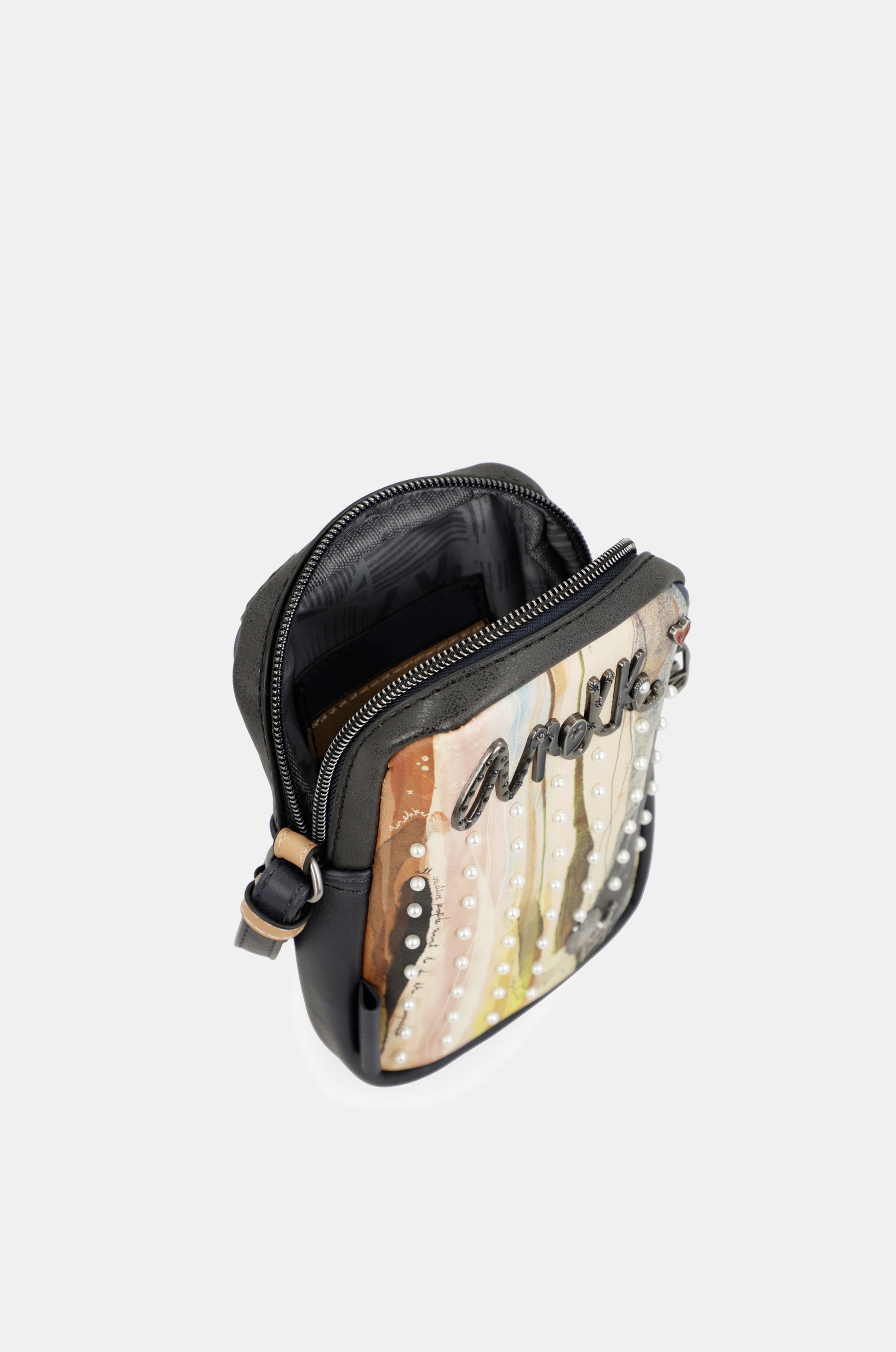 Mini sac bandoulière bleu marine Studio