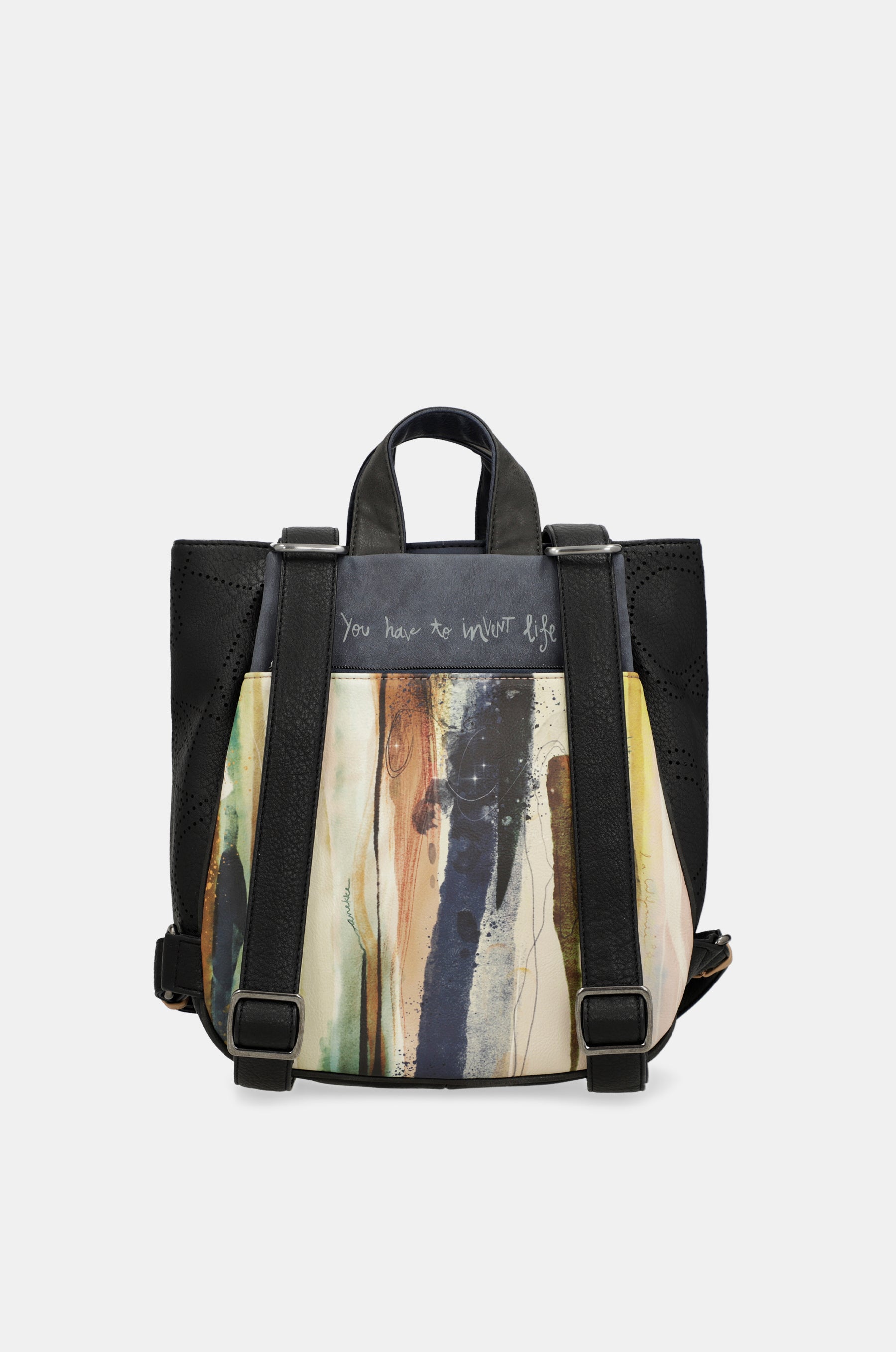 Sac à dos format moyen bleu marine Studio