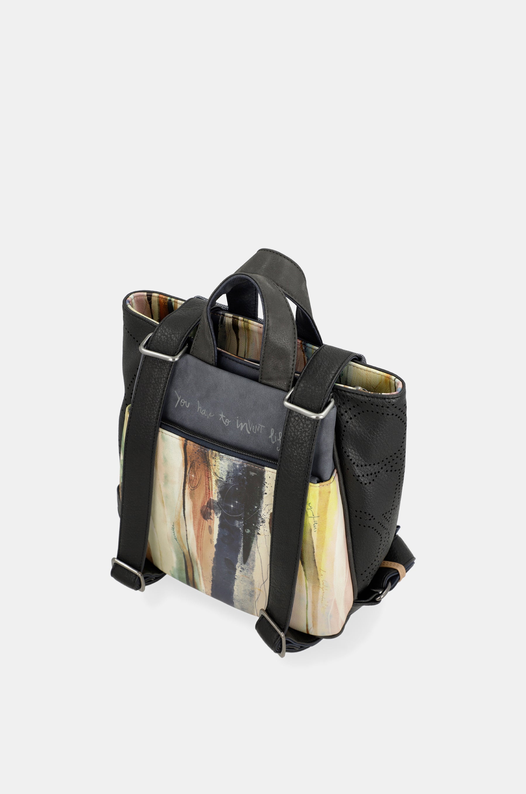 Sac à dos format moyen bleu marine Studio