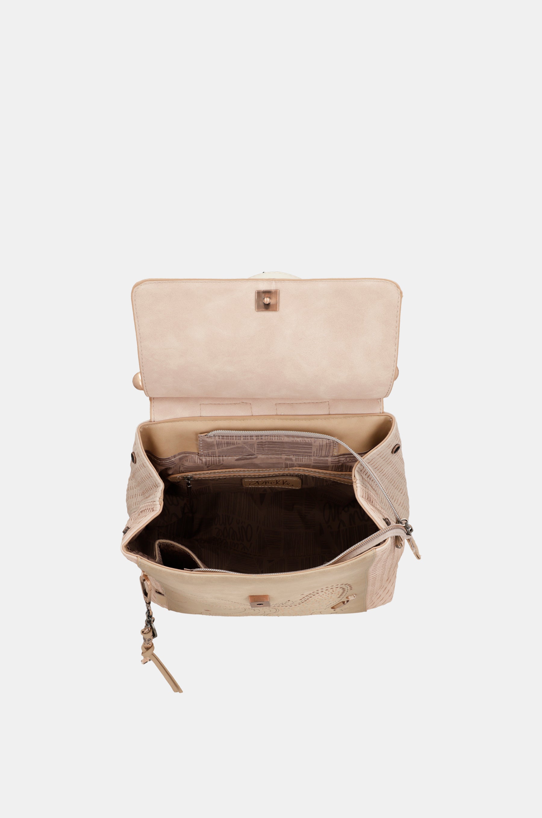 Sac à dos à rabat nude Studio
