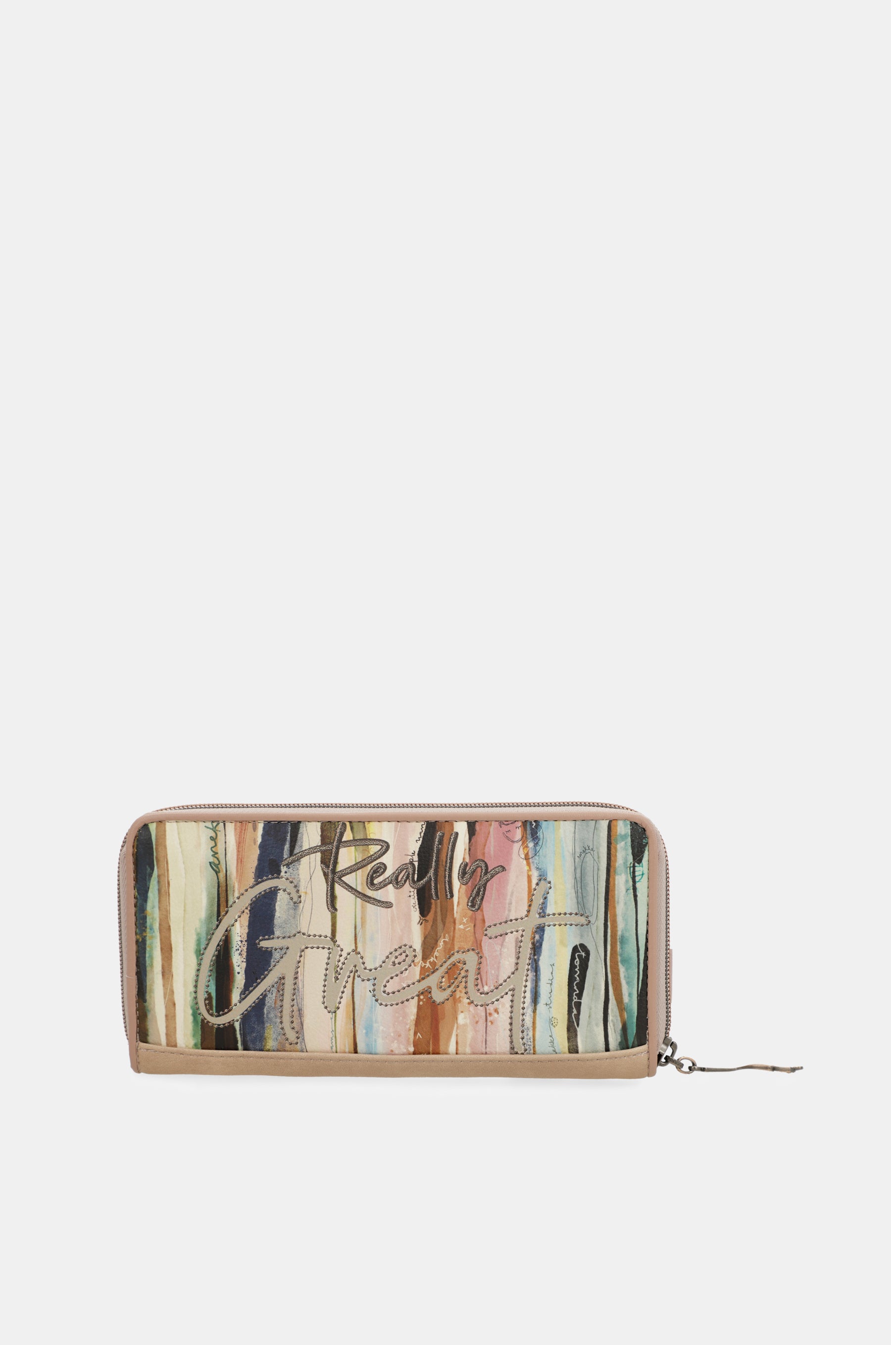 Portefeuille RFID extra grand format nude Studio
