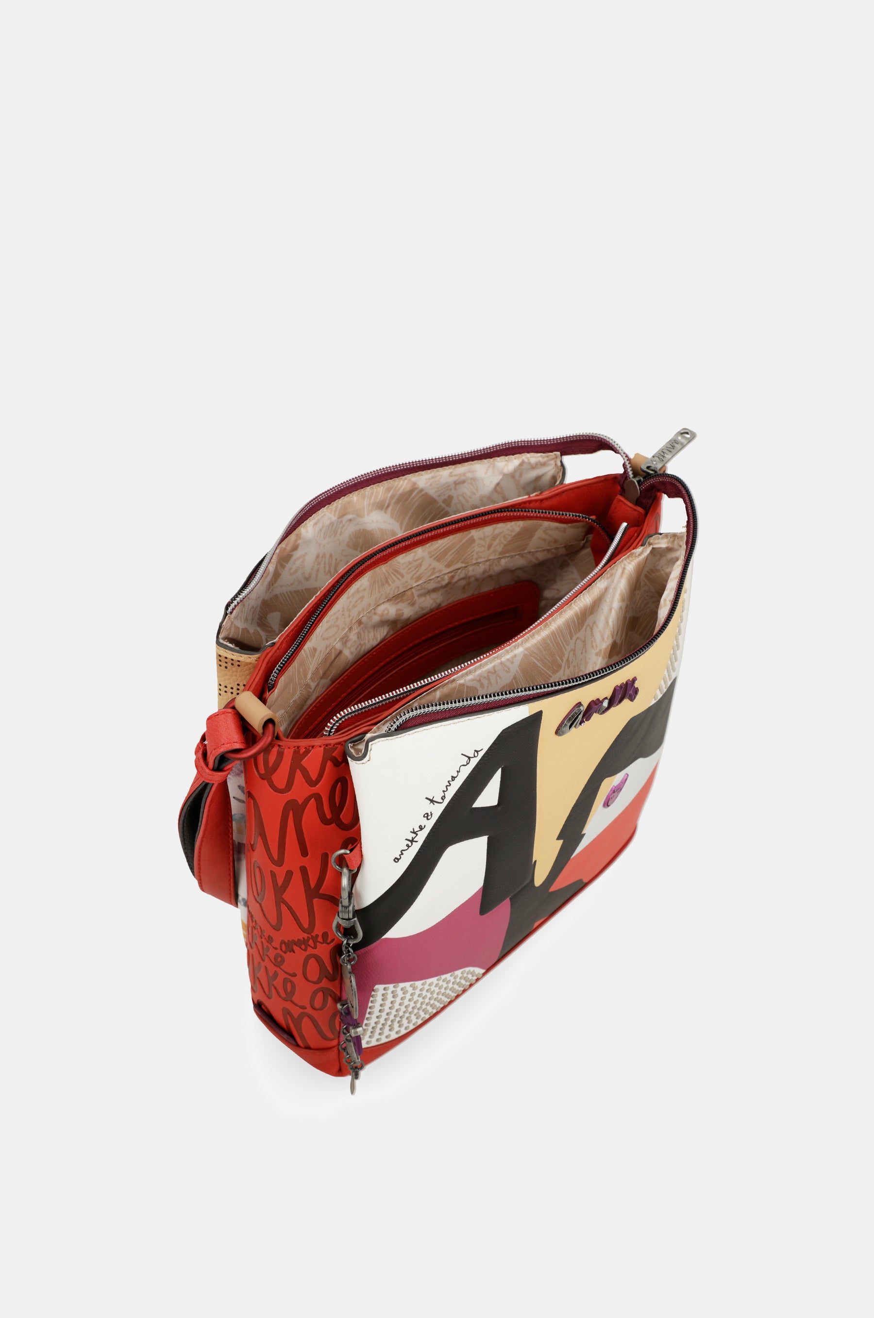 Sac bandoulière 3 compartiments Fashion