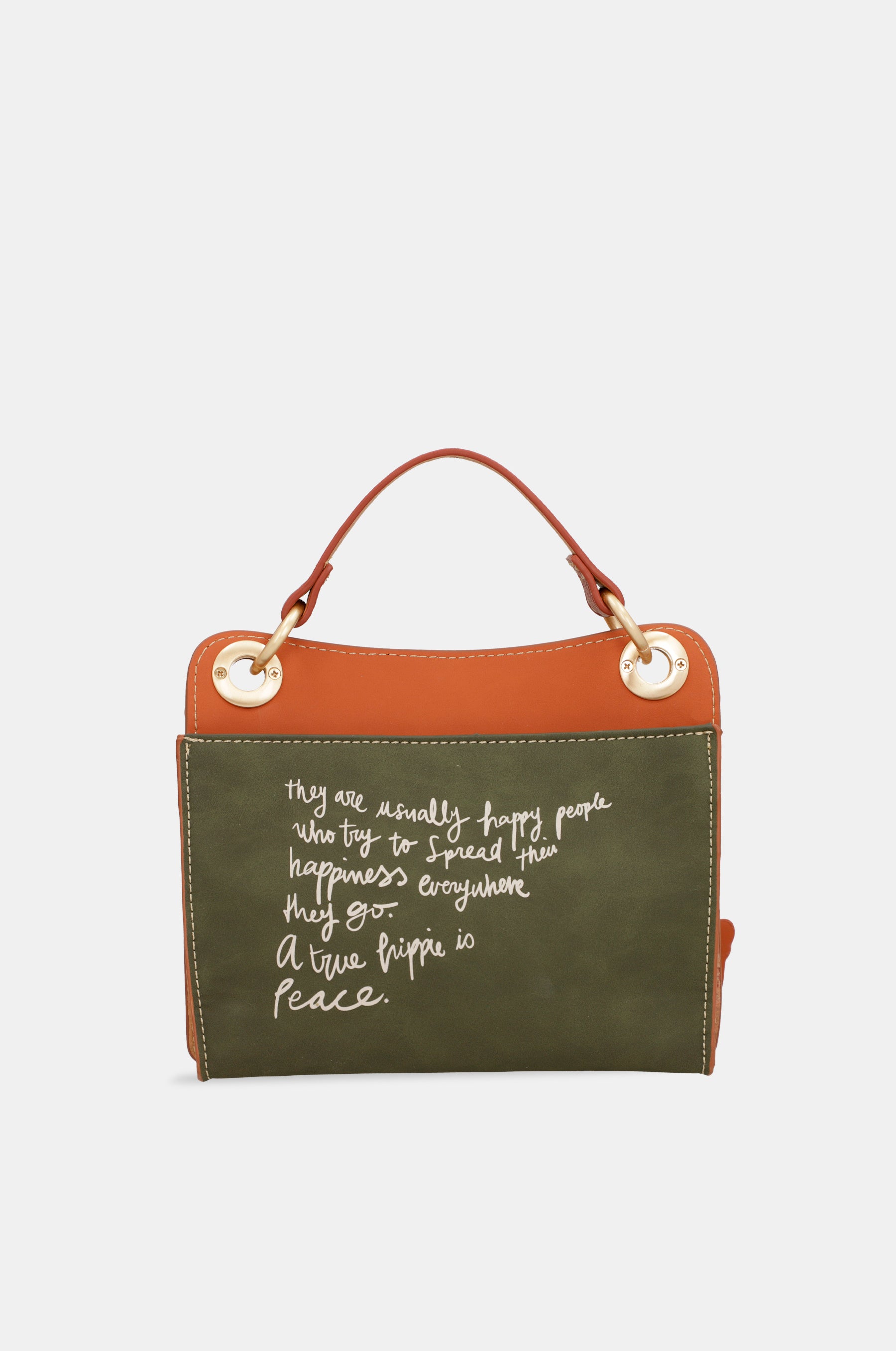 Petit sac camel Peace & Love