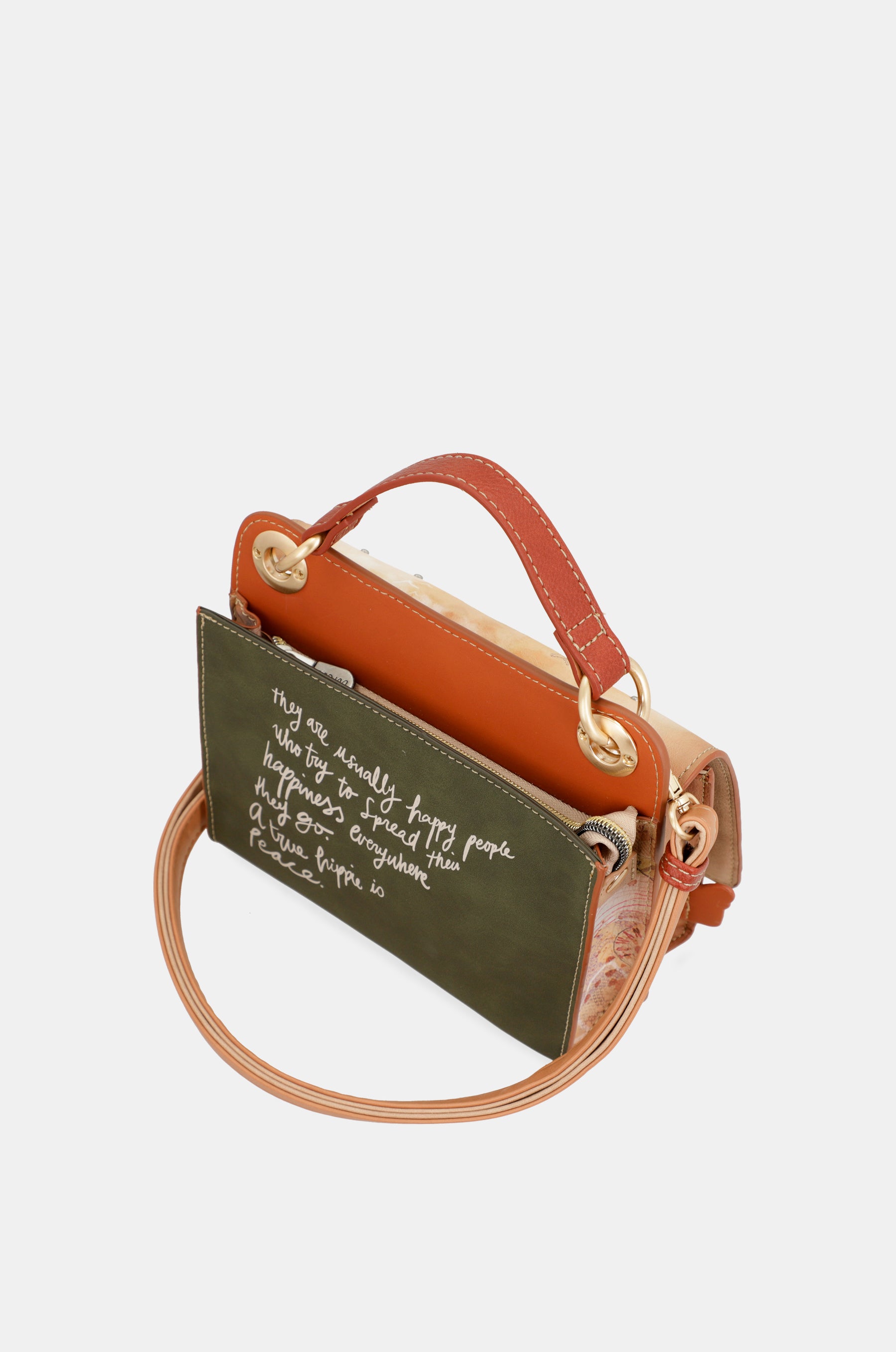 Petit sac camel Peace & Love