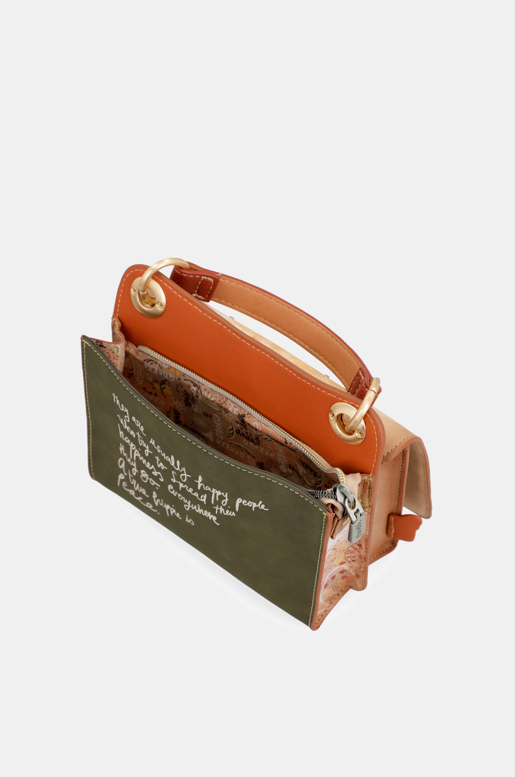 Petit sac camel Peace & Love