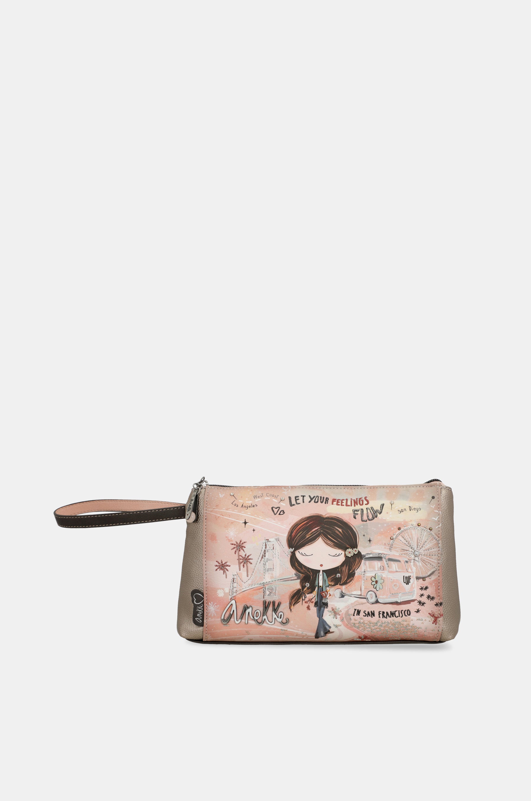 Trousse de toilette rose Peace & Love
