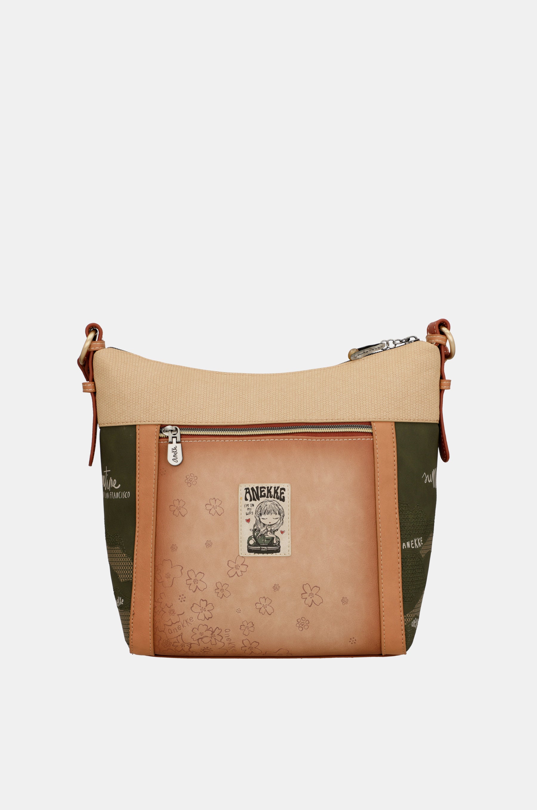 Sac bandoulière grand format Flowers