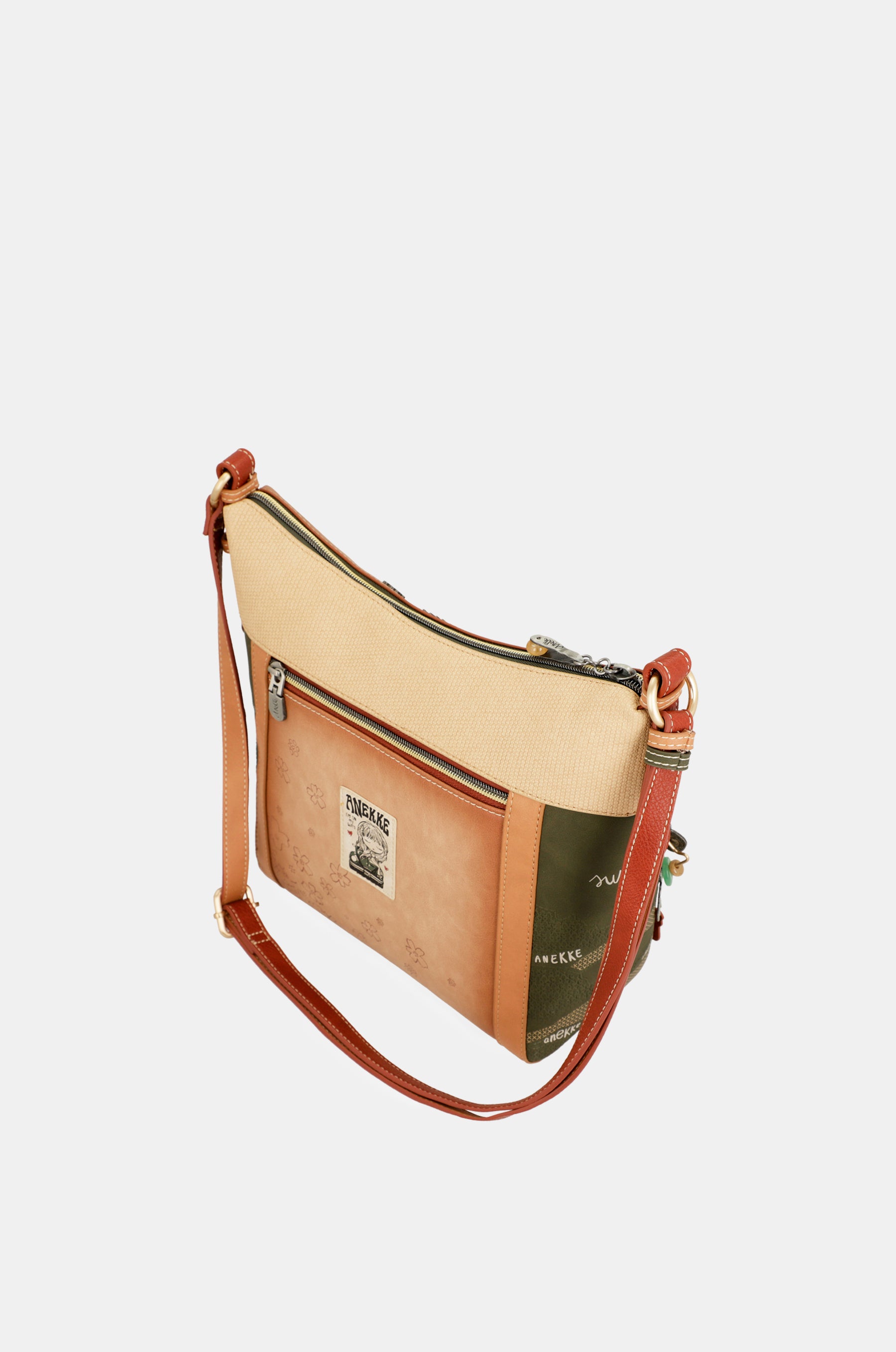 Sac bandoulière grand format Flowers