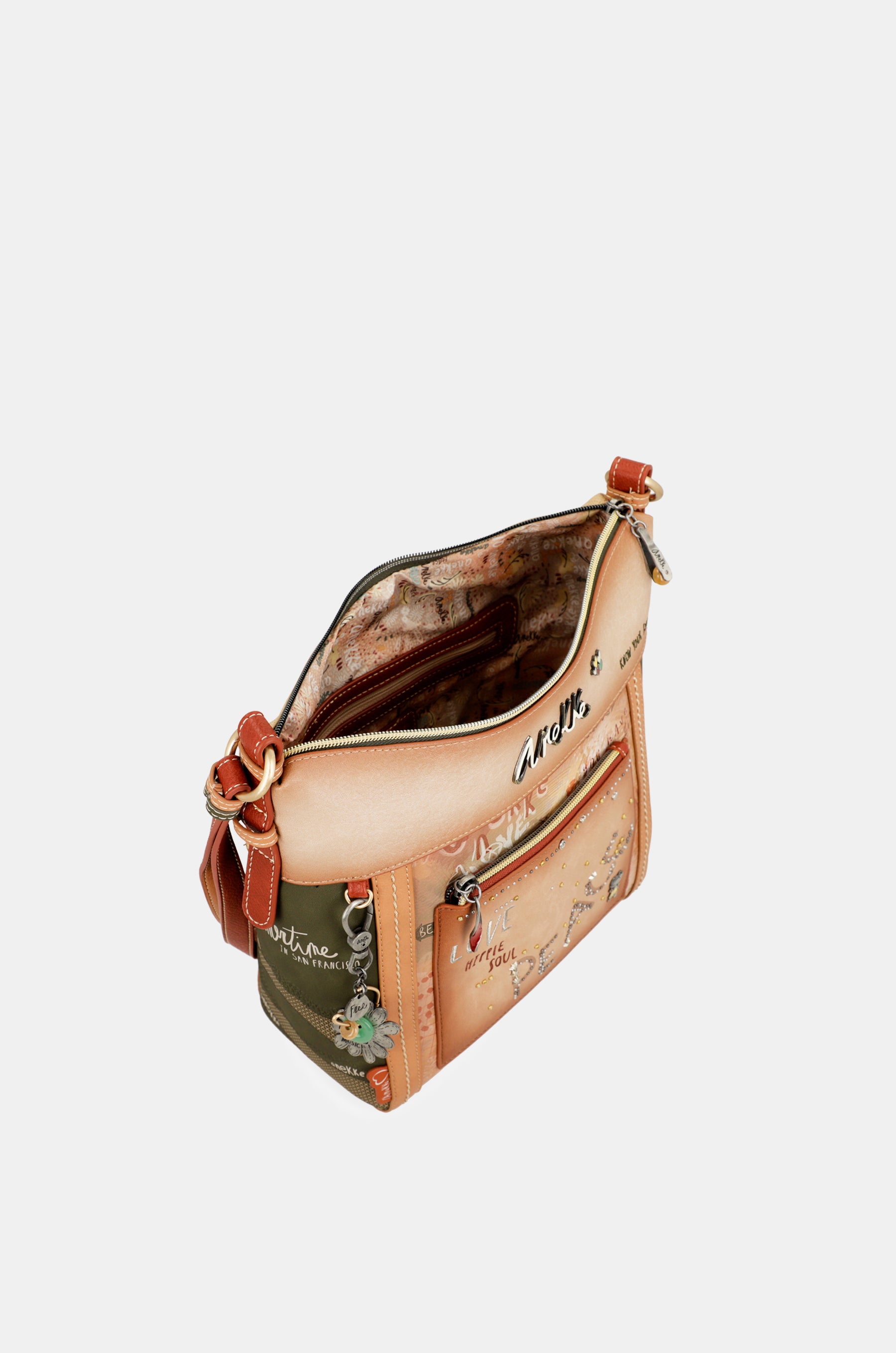Sac bandoulière grand format Flowers