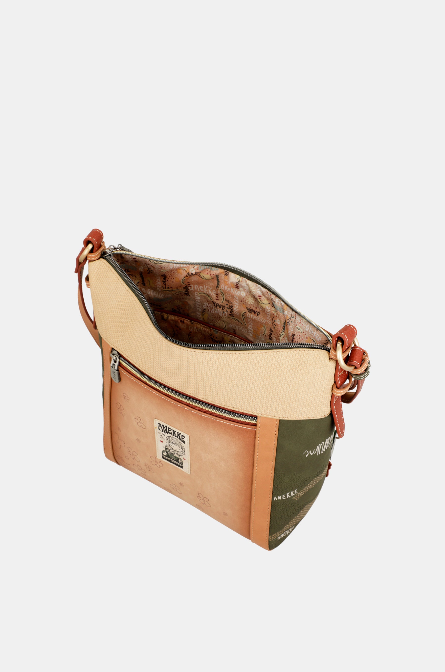 Sac bandoulière grand format Flowers