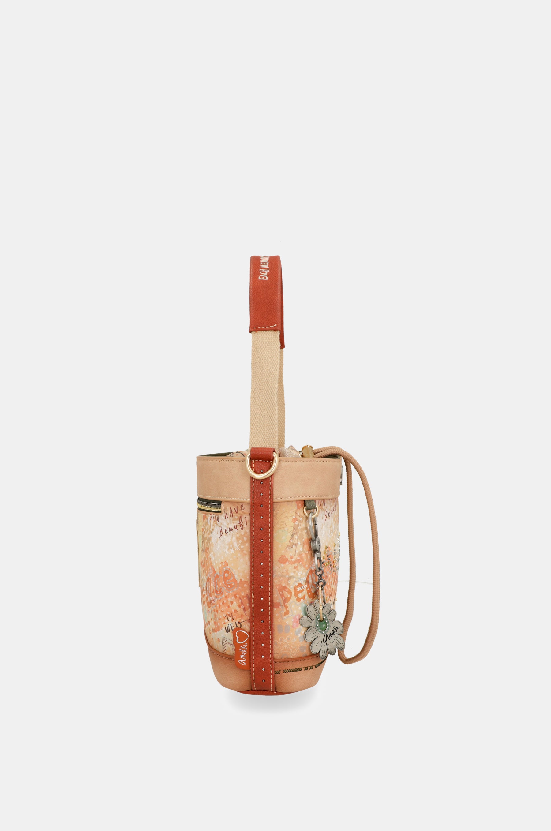 Sac bandoulière avec fermeture à corde Flowers