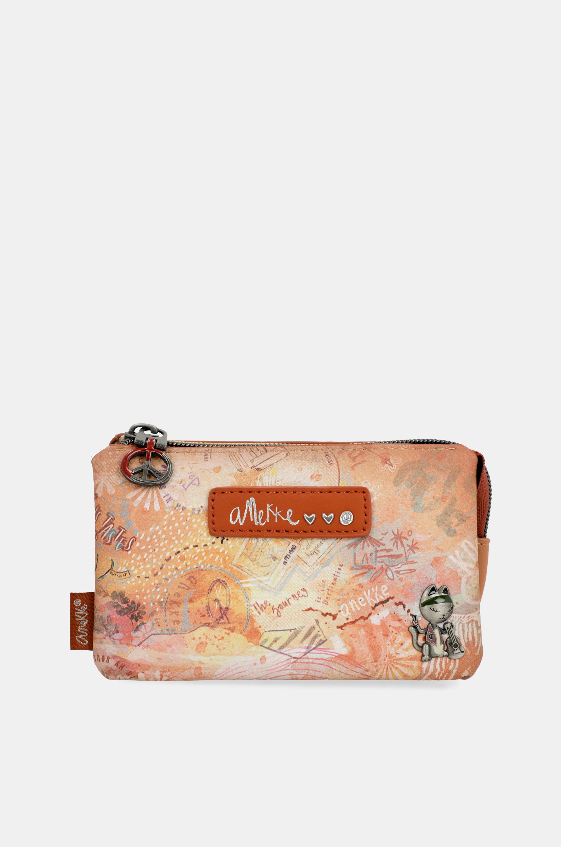 Porte-monnaie 3 compartiments Flowers