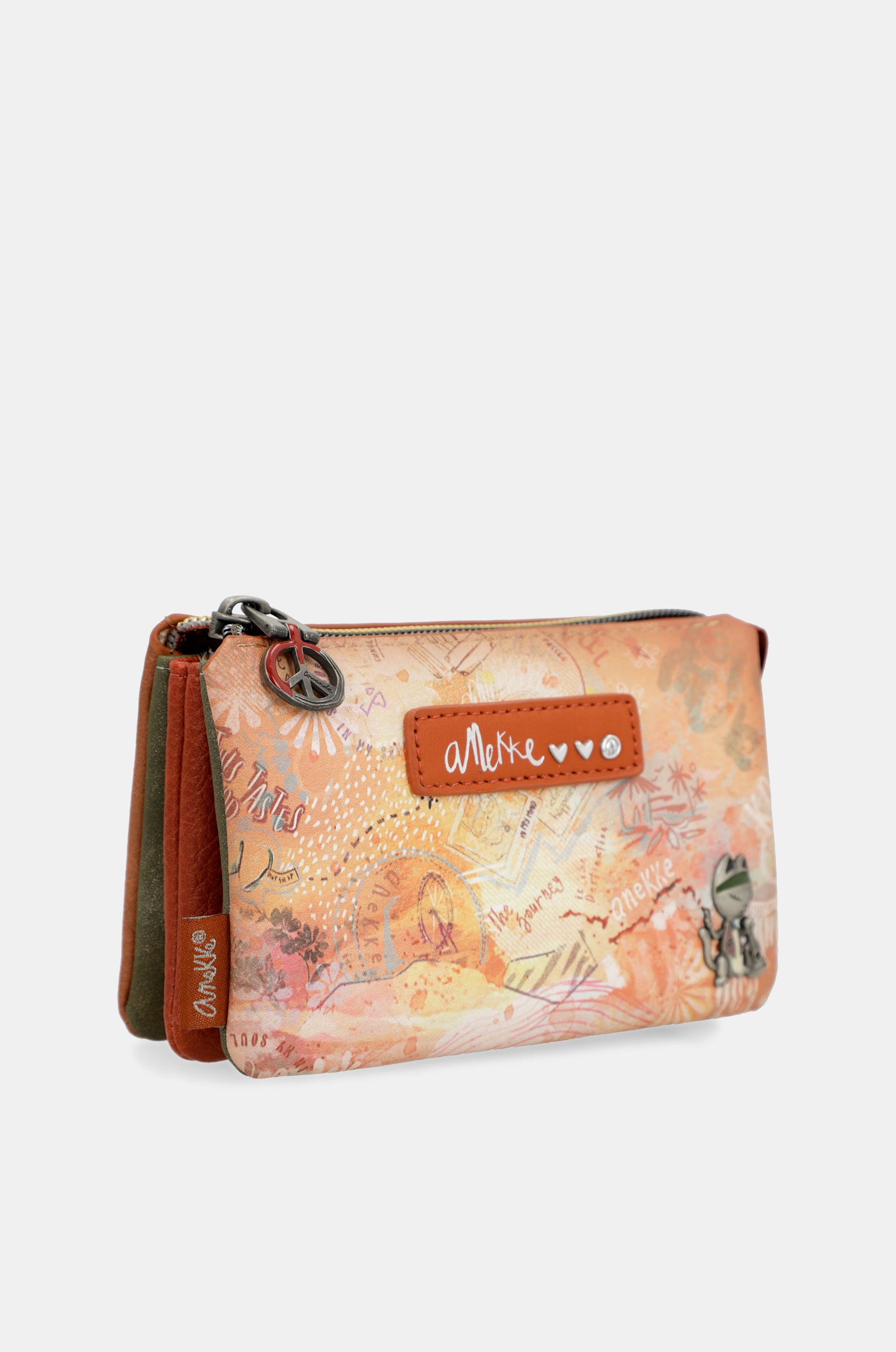 Porte-monnaie 3 compartiments Flowers