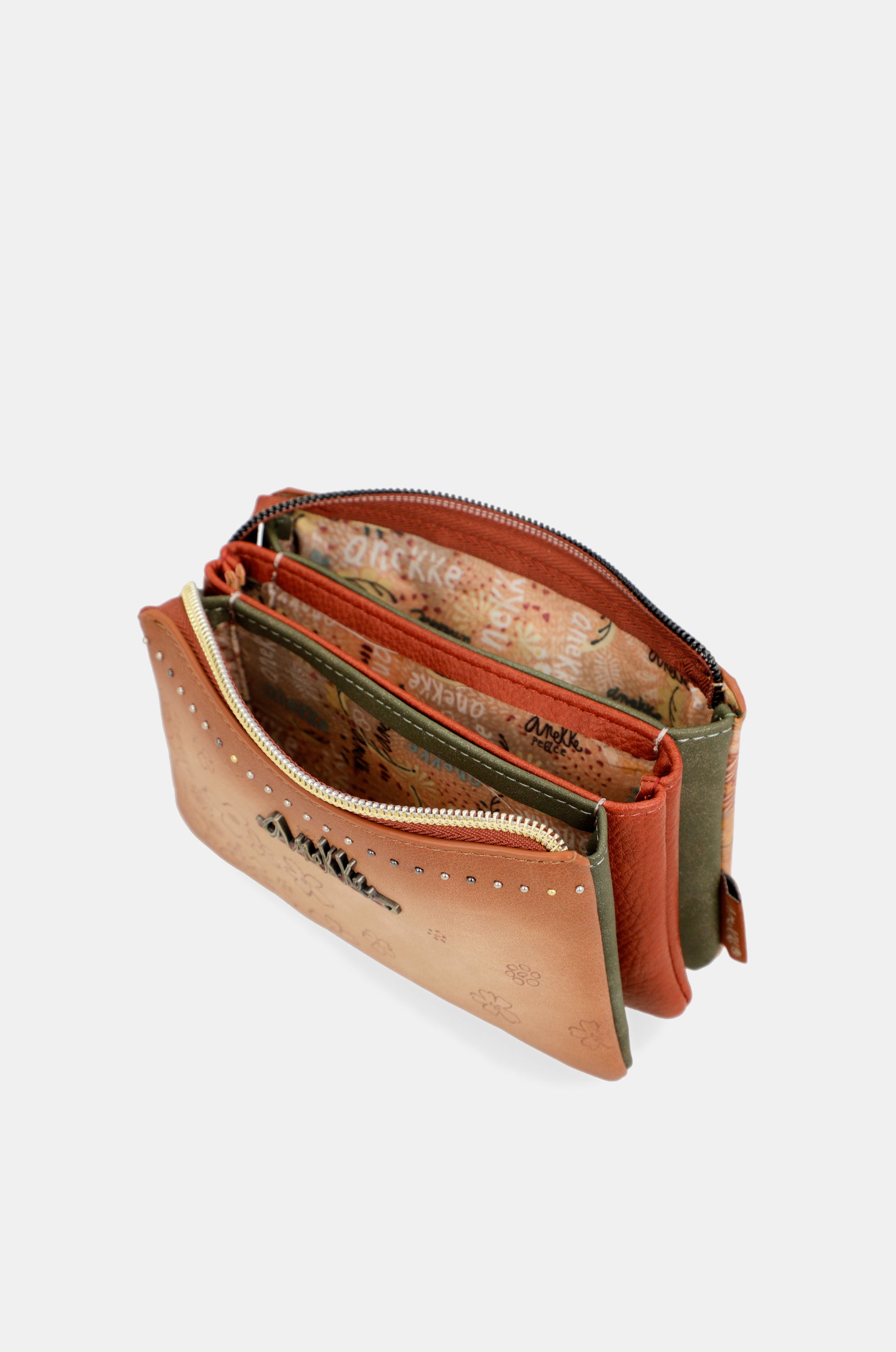 Porte-monnaie 3 compartiments Flowers