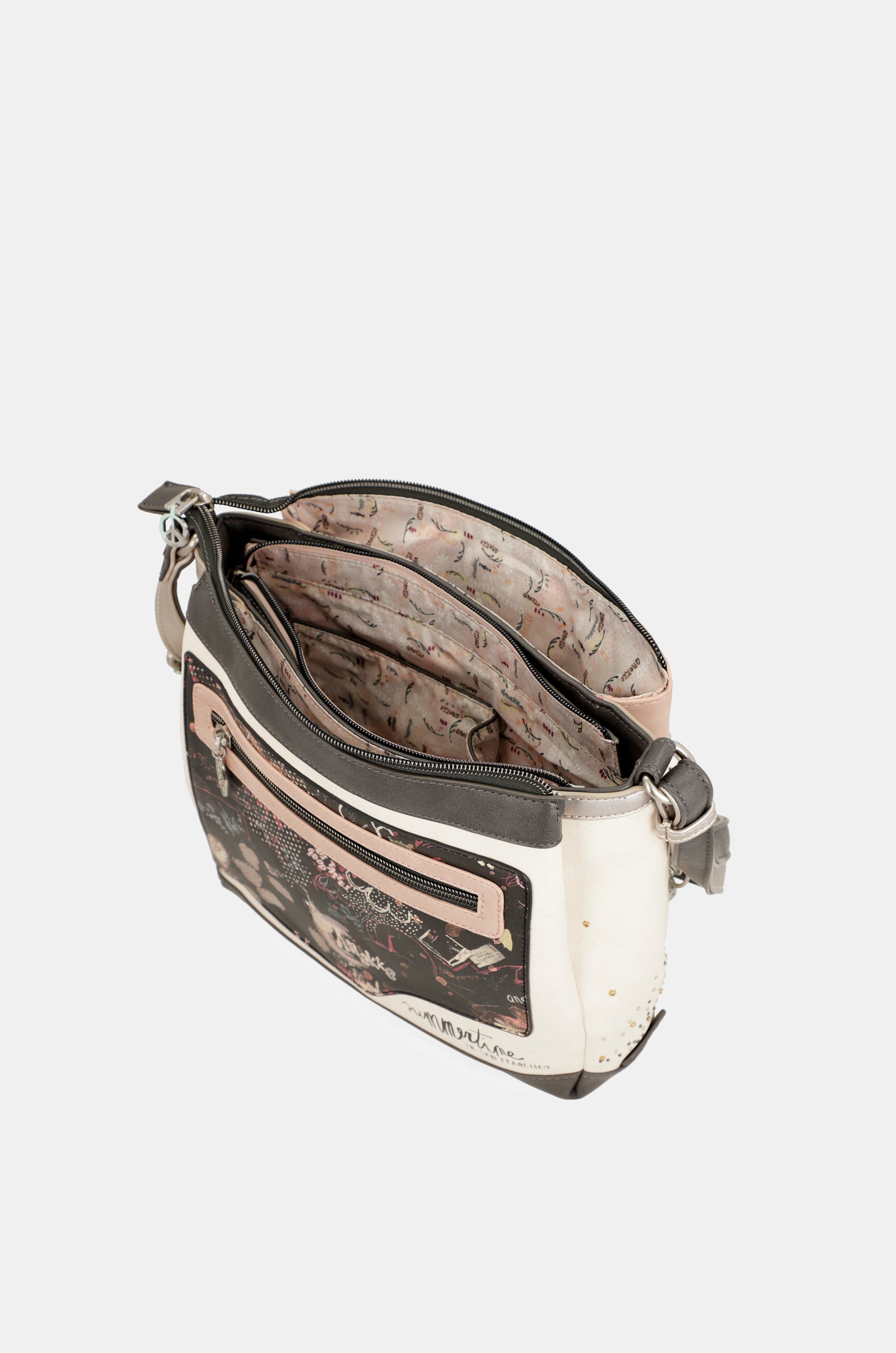 Sac bandoulière 3 compartiments Psicodelic
