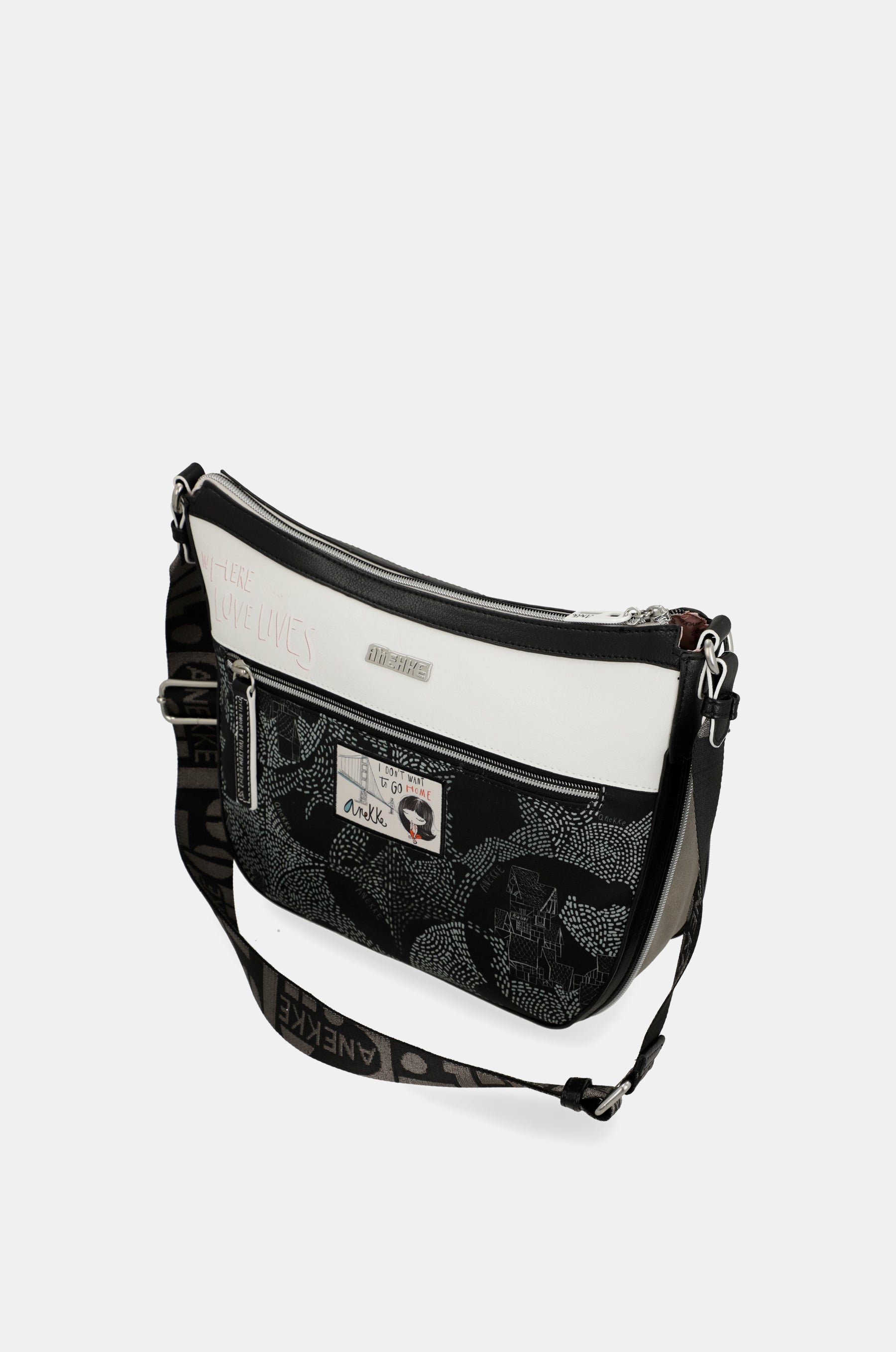 Sac bandoulière grand format Nature Sixties