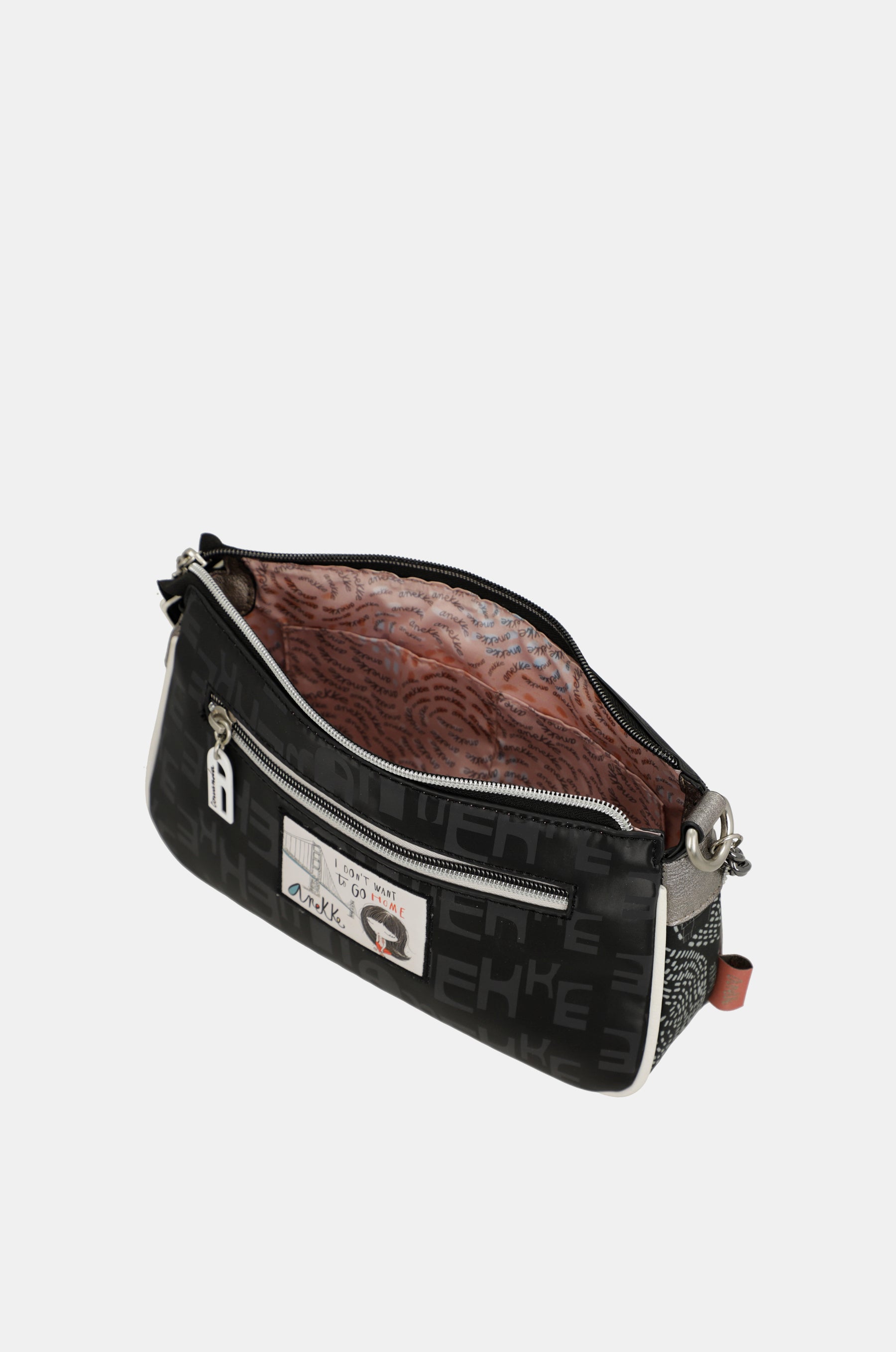 Sac baguette à anse métallique Nature Sixties